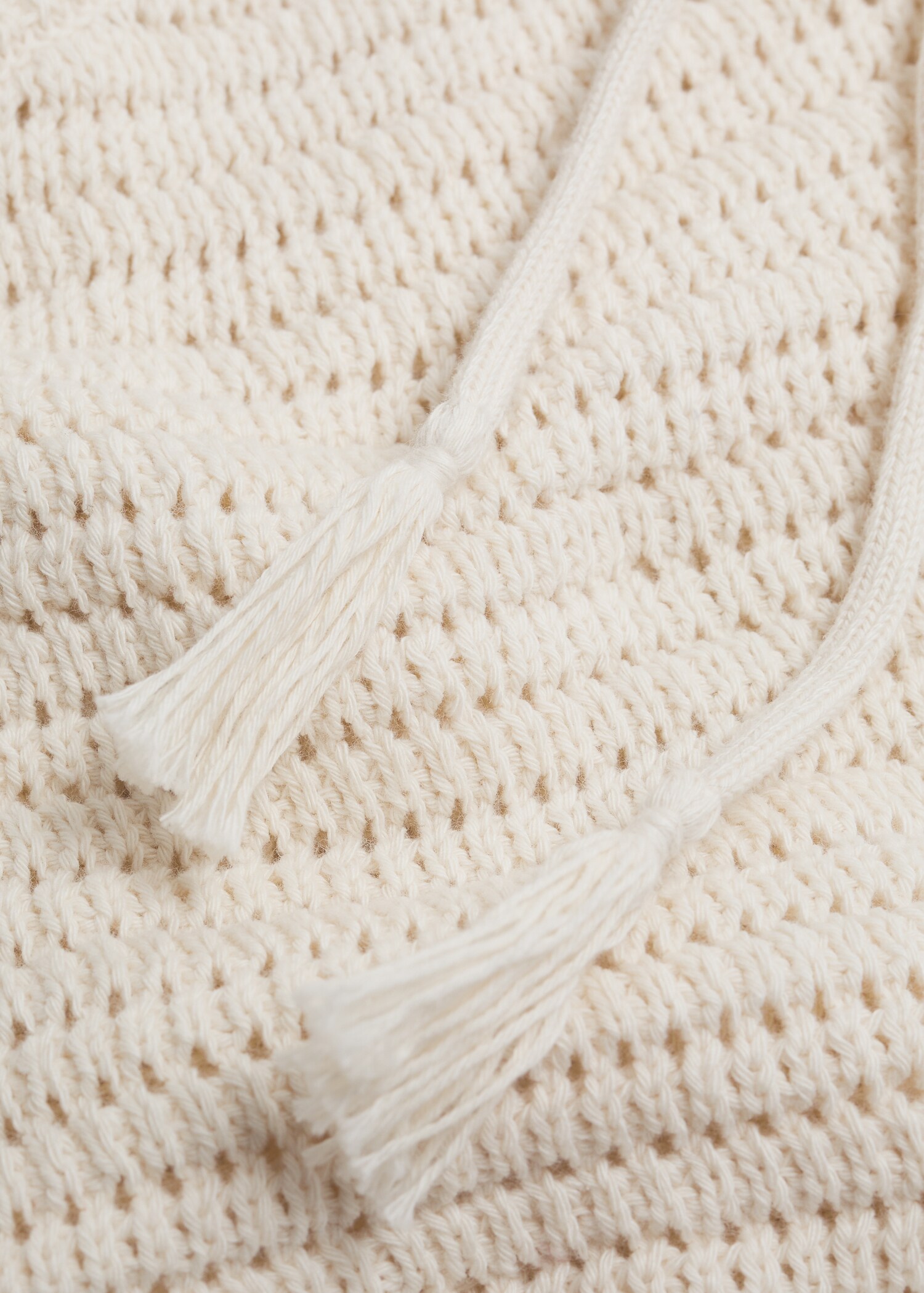 Openwork knit cotton top - Details of the article 8
