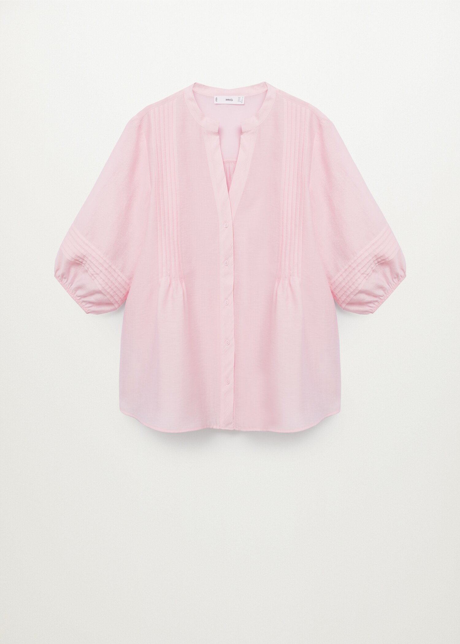 Blusa detalles plisados - Artículo sin modelo