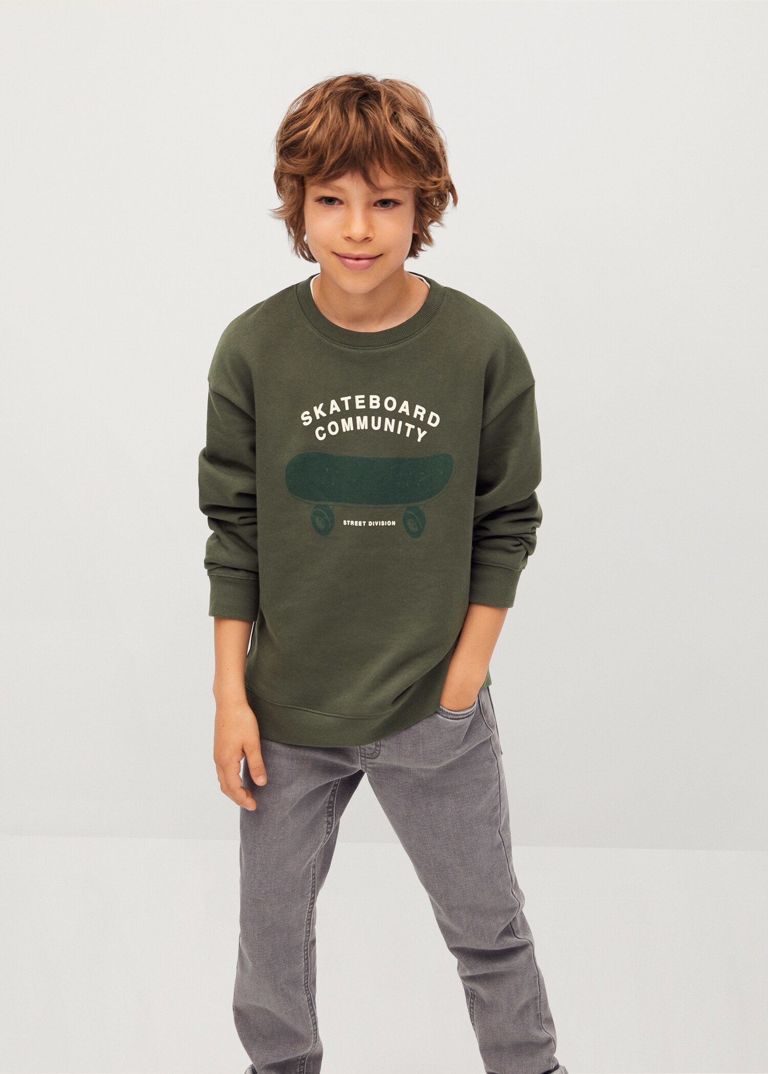 Sudadera algodón estampada - Detalle del artículo 1