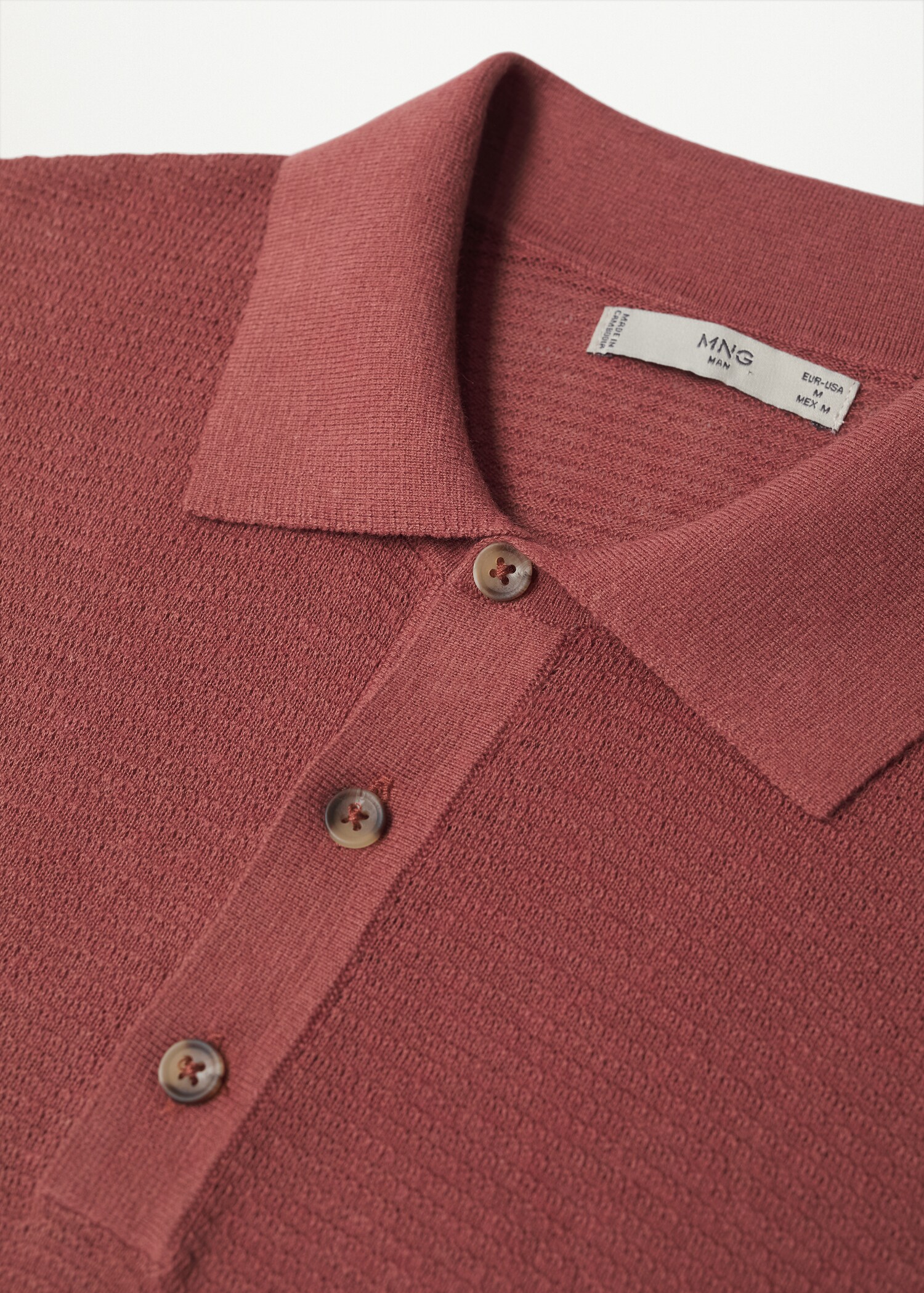 Polo punto algodón lino - Detalle del artículo 8
