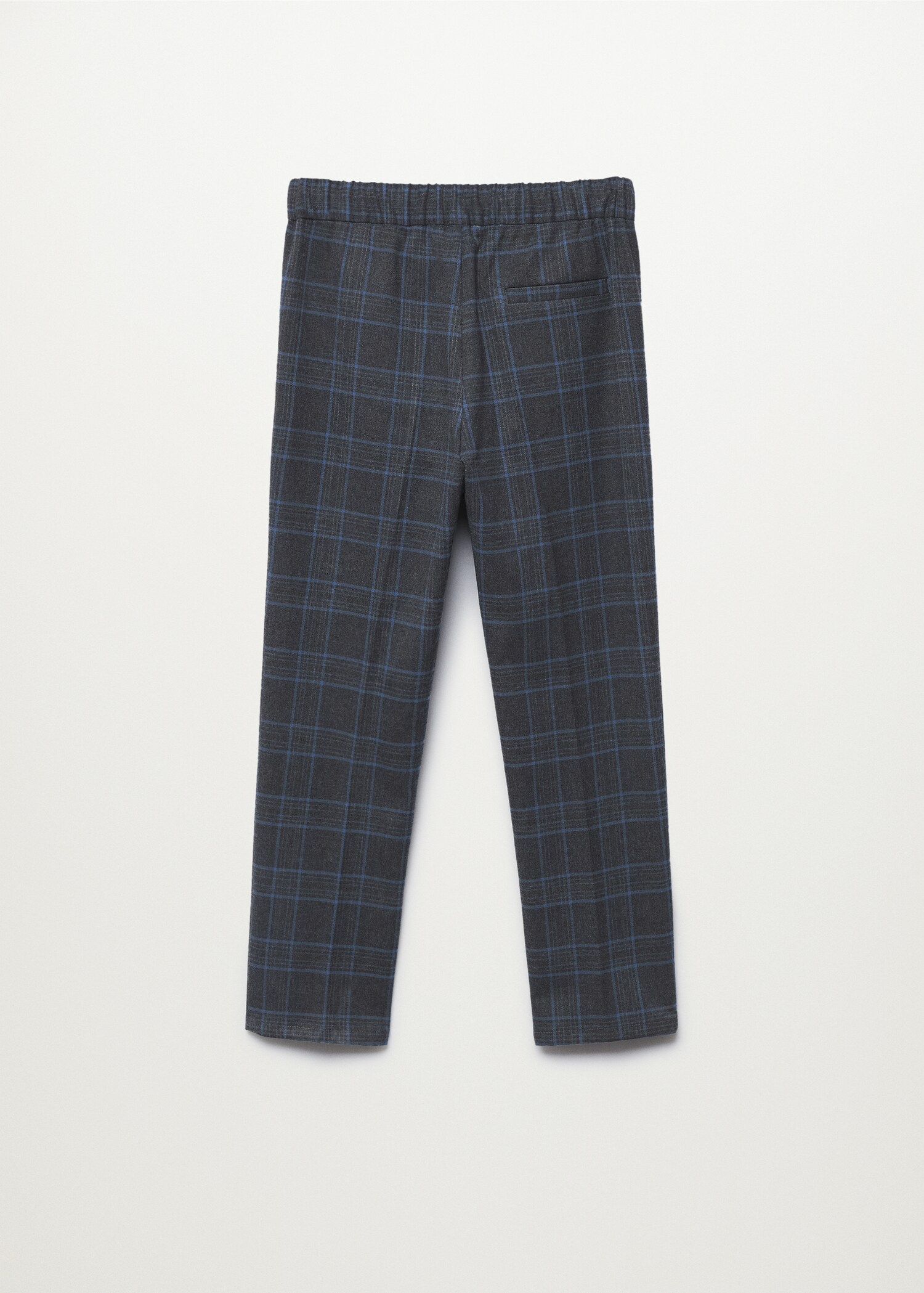 Bow belt check trousers - Reverse of the article