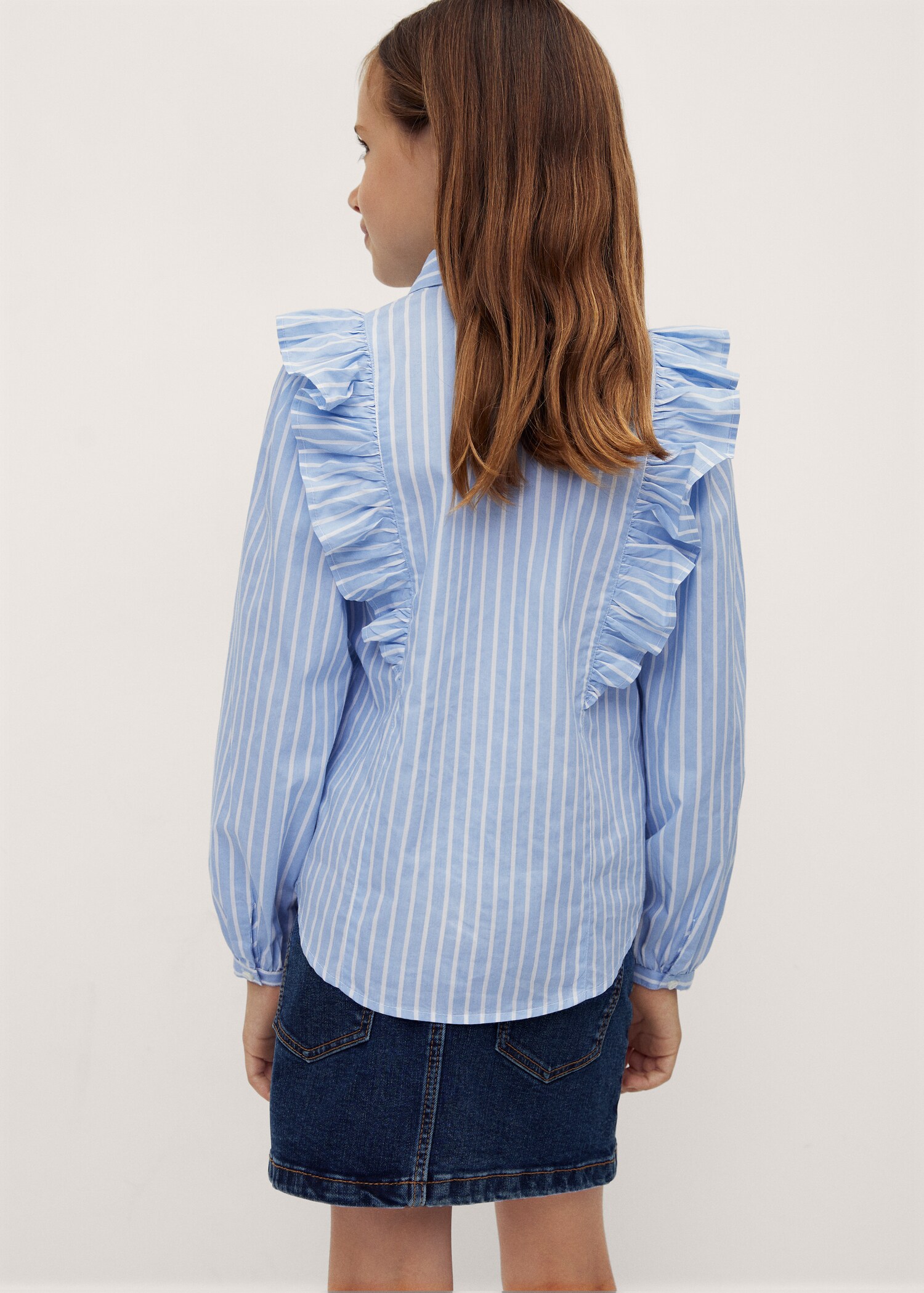 Blusa rayas volantes - Reverso del artículo