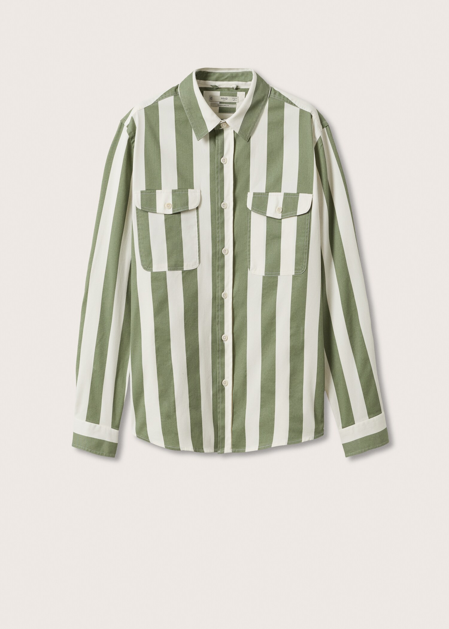 Sobrecamisa algodón rayas - Artículo sin modelo