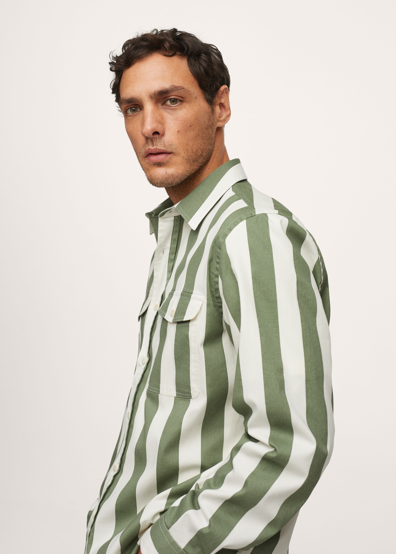 Sobrecamisa algodón rayas - Detalle del artículo 2