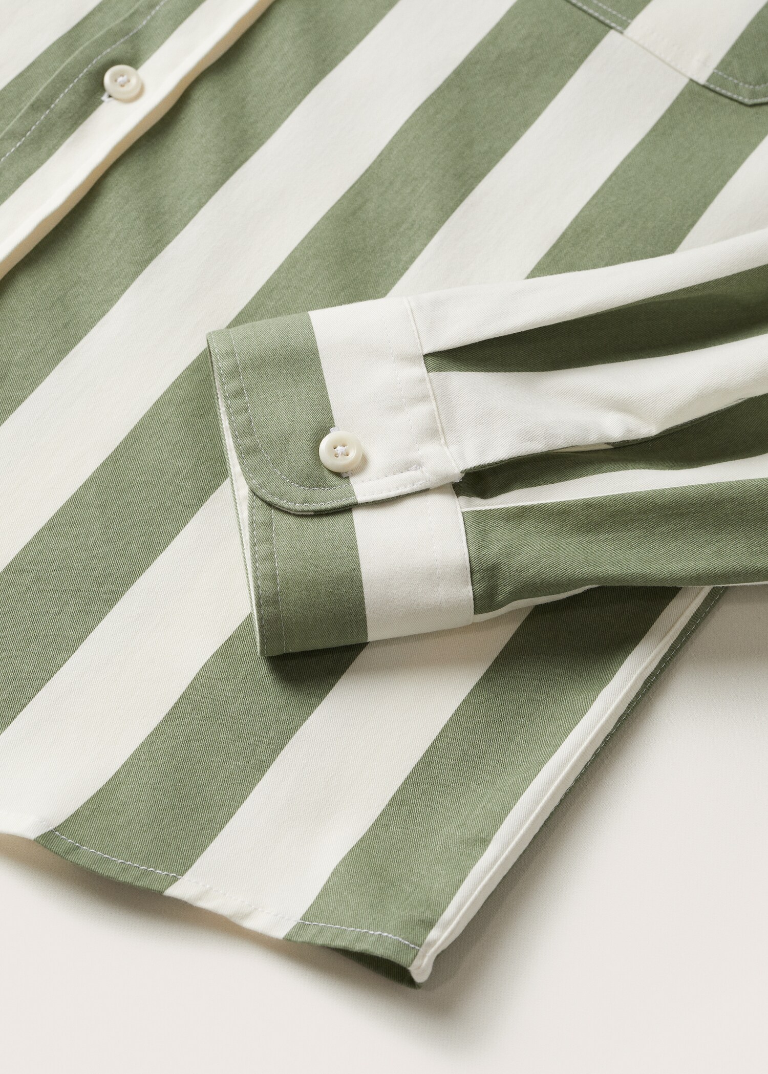 Sobrecamisa algodón rayas - Detalle del artículo 7