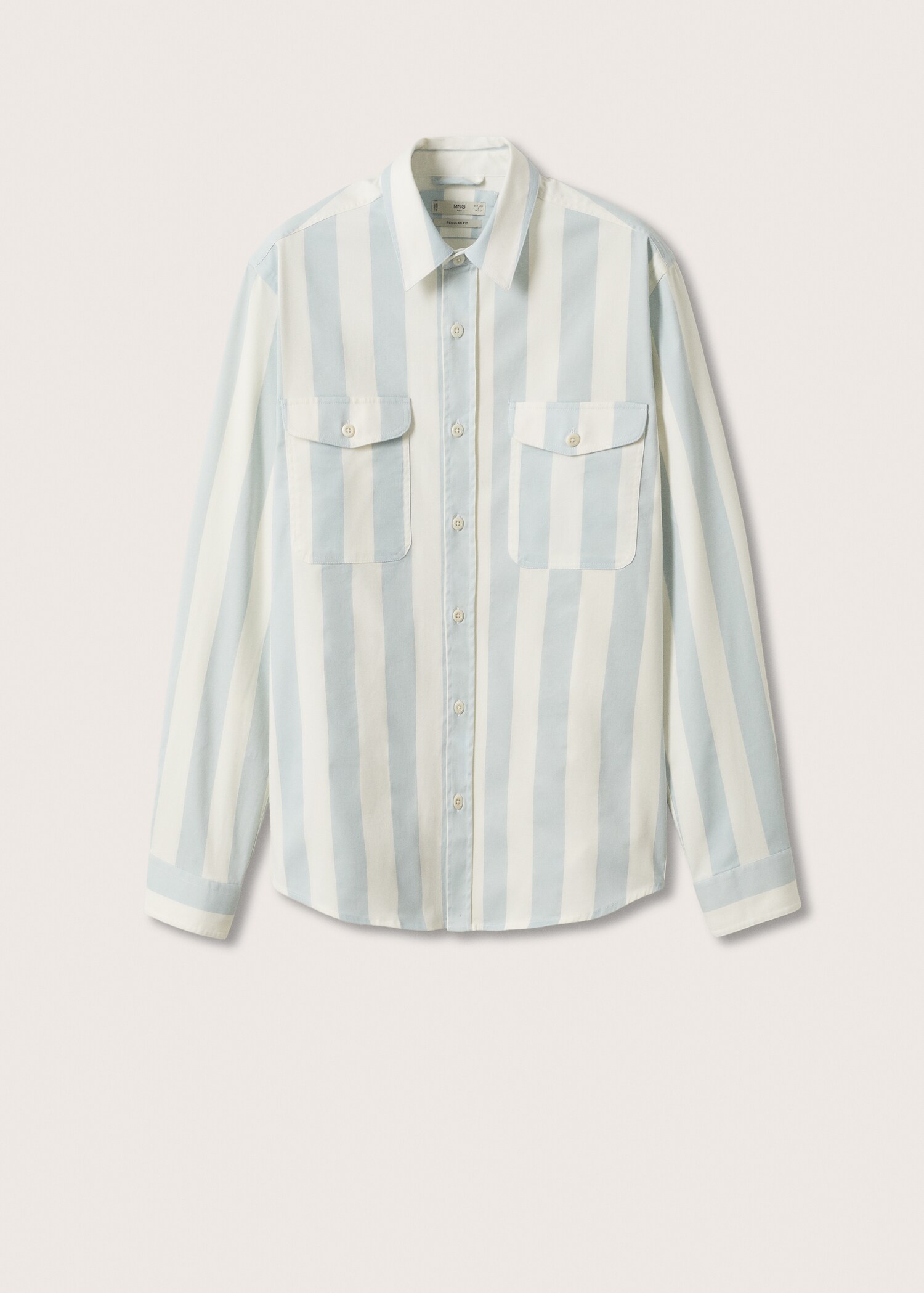 Sobrecamisa algodón rayas - Artículo sin modelo