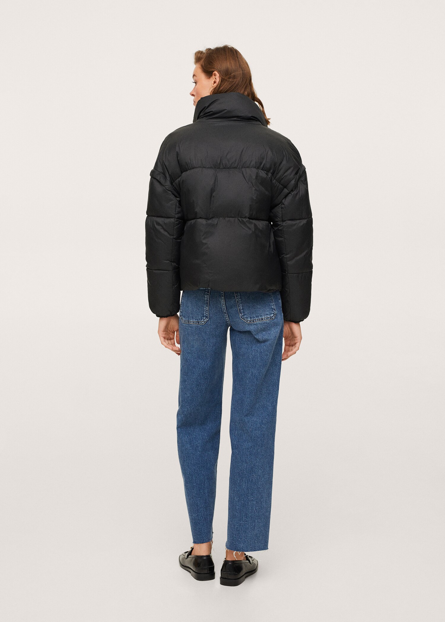 Chaqueta acolchada mangas desmontables - Reverso del artículo