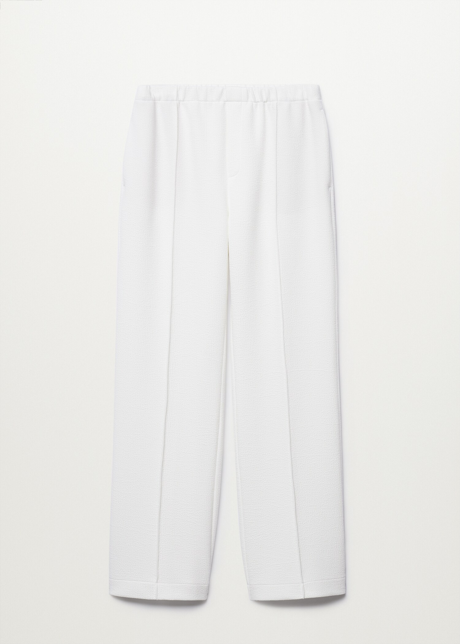 Pantalón recto textura - Artículo sin modelo
