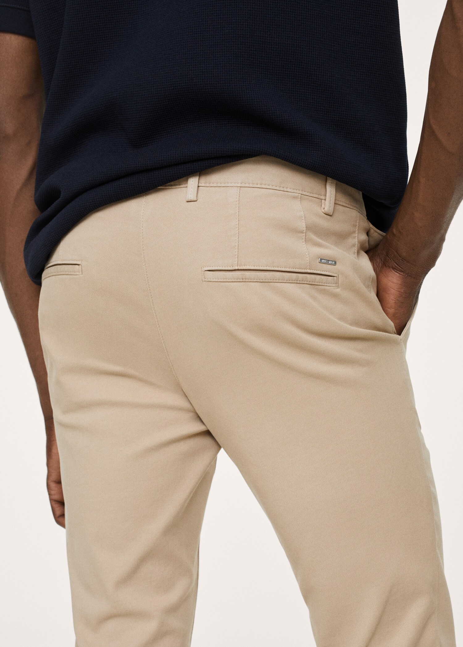 Pantalons xinesos slim fit sarja - Detall de l'article 2