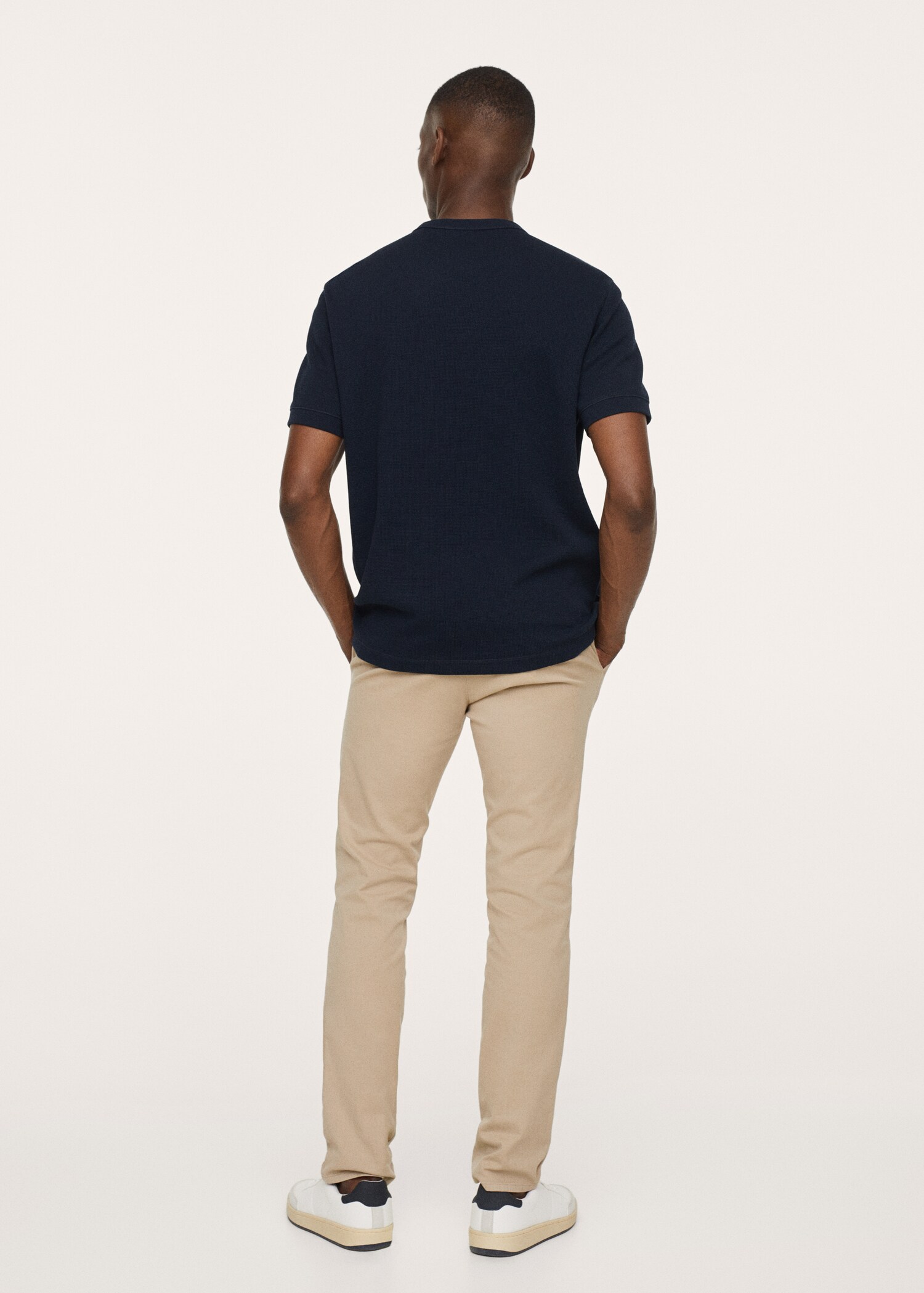 Pantalons xinesos slim fit sarja - Revers de l'article