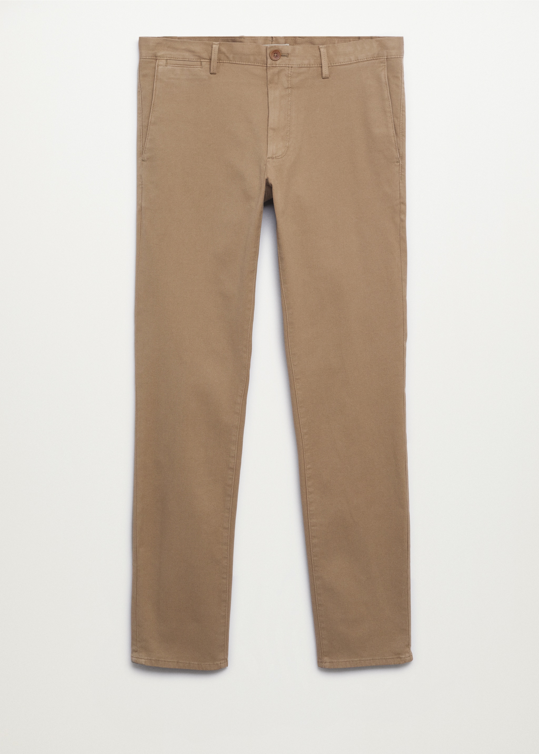 Slim fit serge chino trousers - Article without model