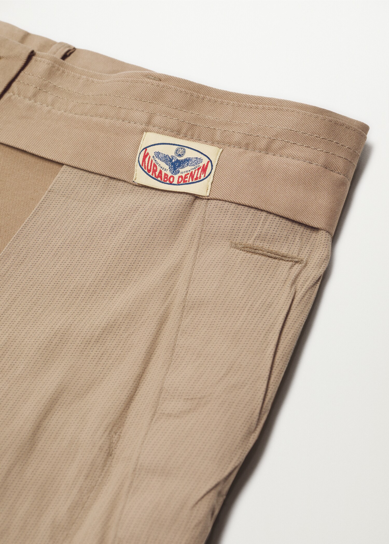 Slim fit serge chino trousers - Details of the article 8