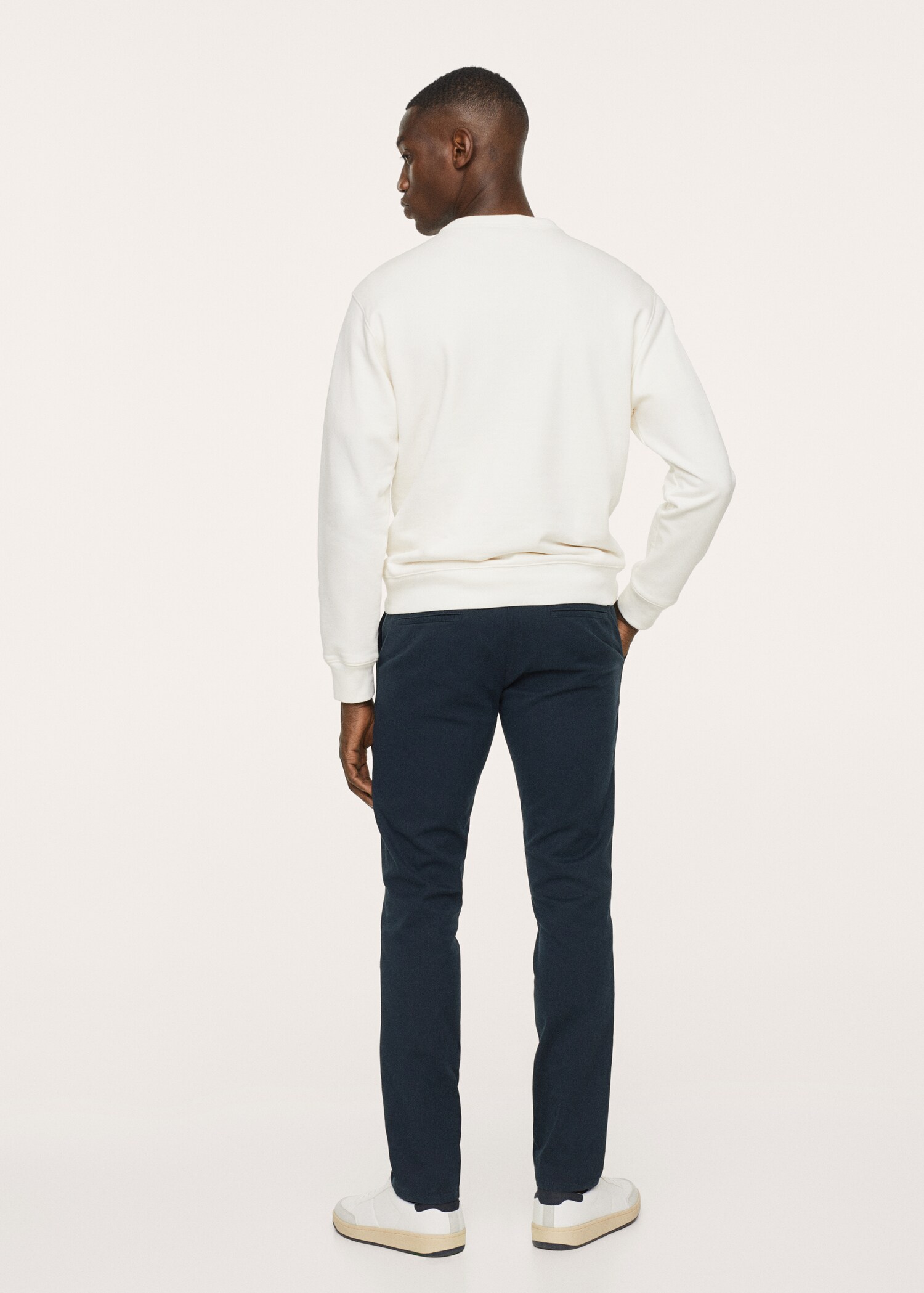 Pantalons xinesos slim fit sarja - Revers de l'article