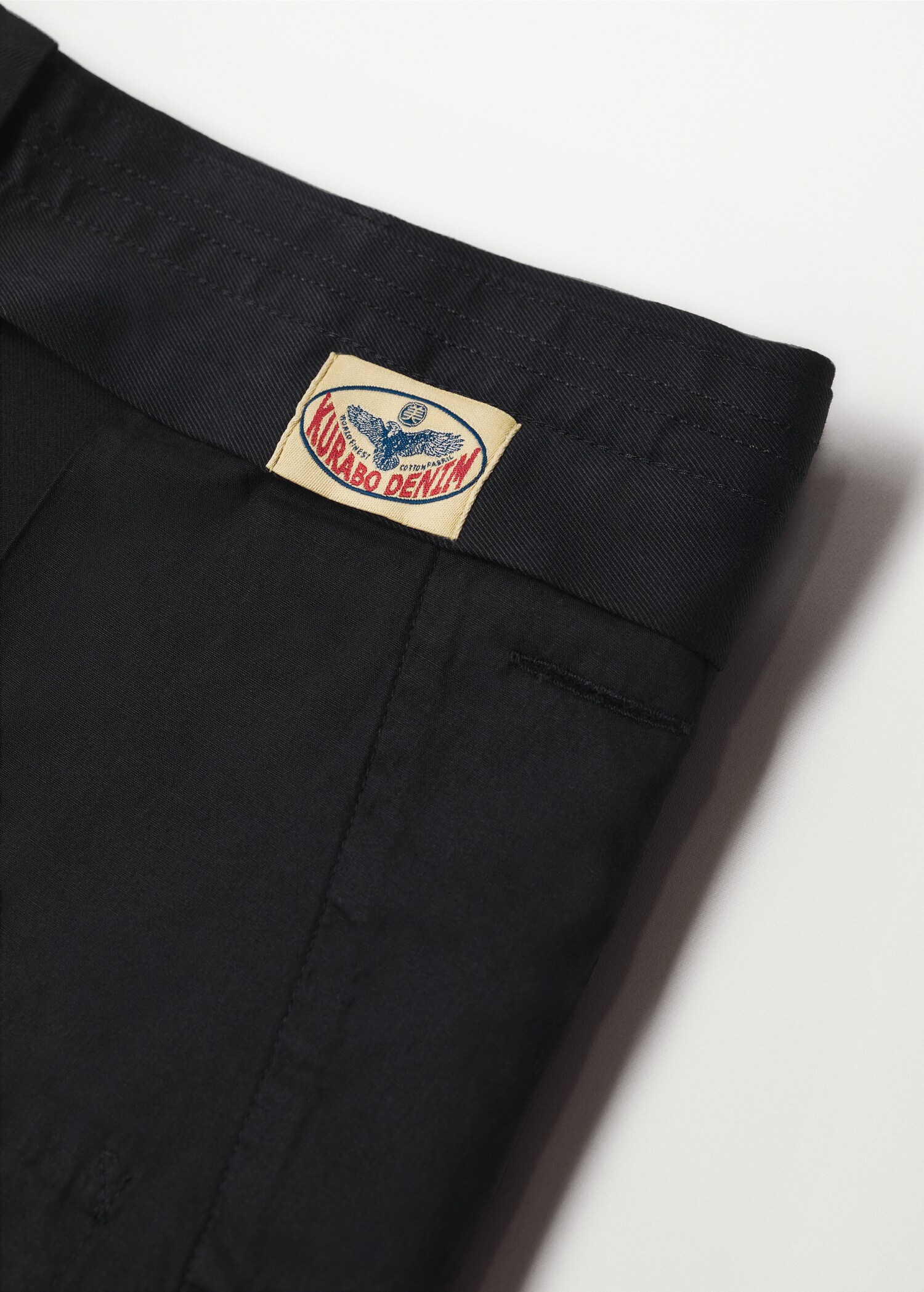 Slim fit serge chino trousers - Details of the article 8