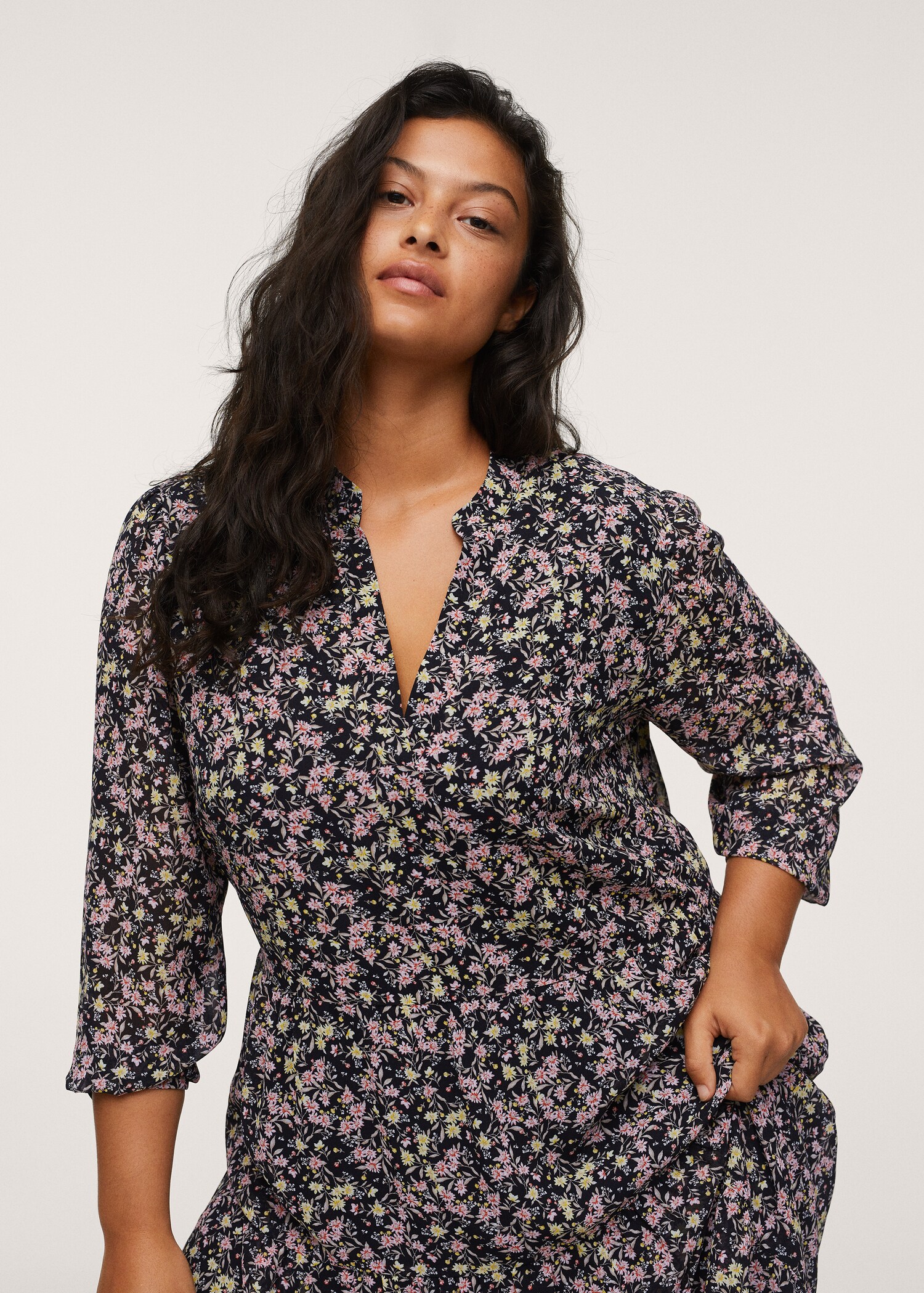Vestido estampado floral - Detalle del artículo 1