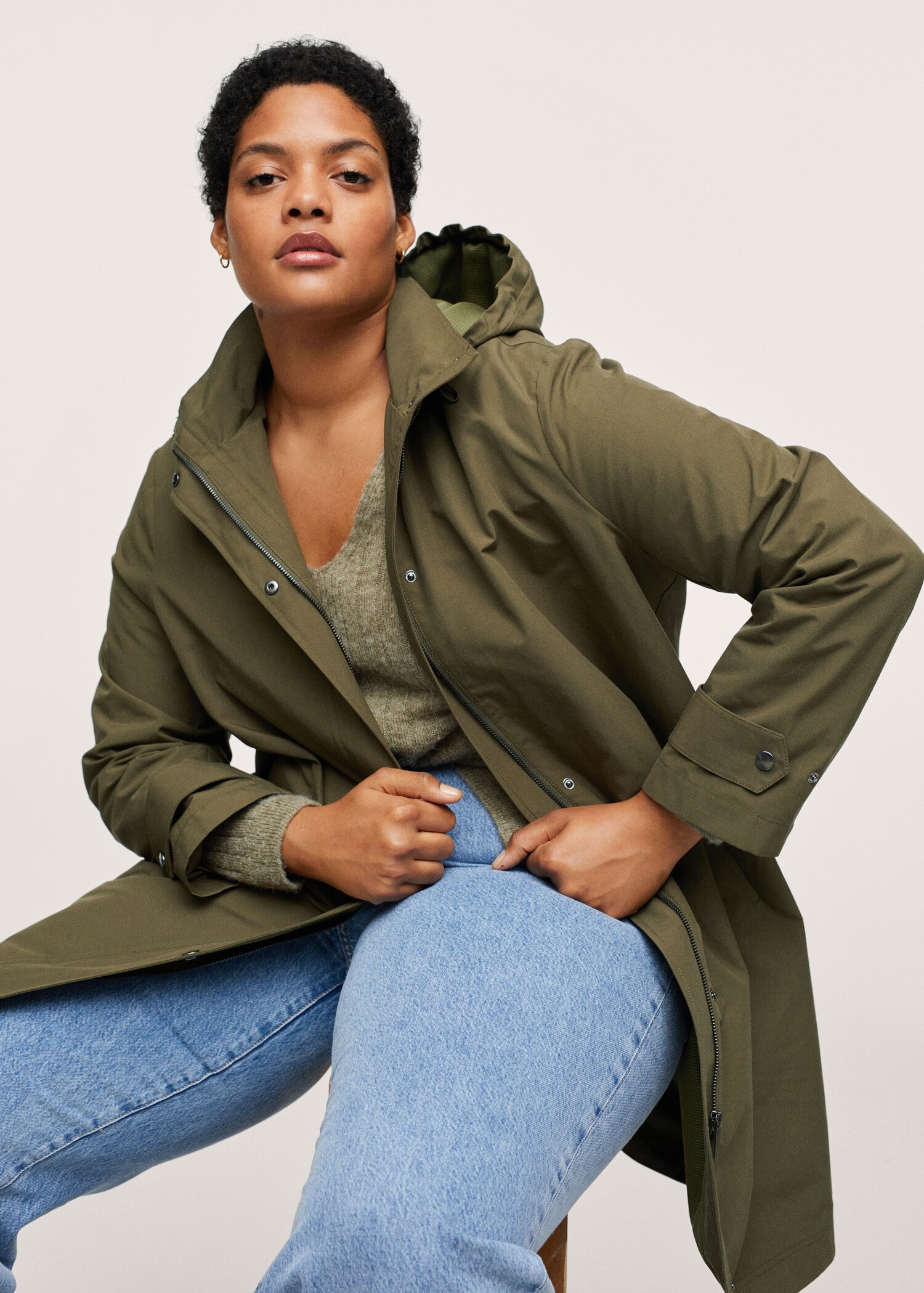 Katoenen parka met capuchon - Detail van het artikel 3