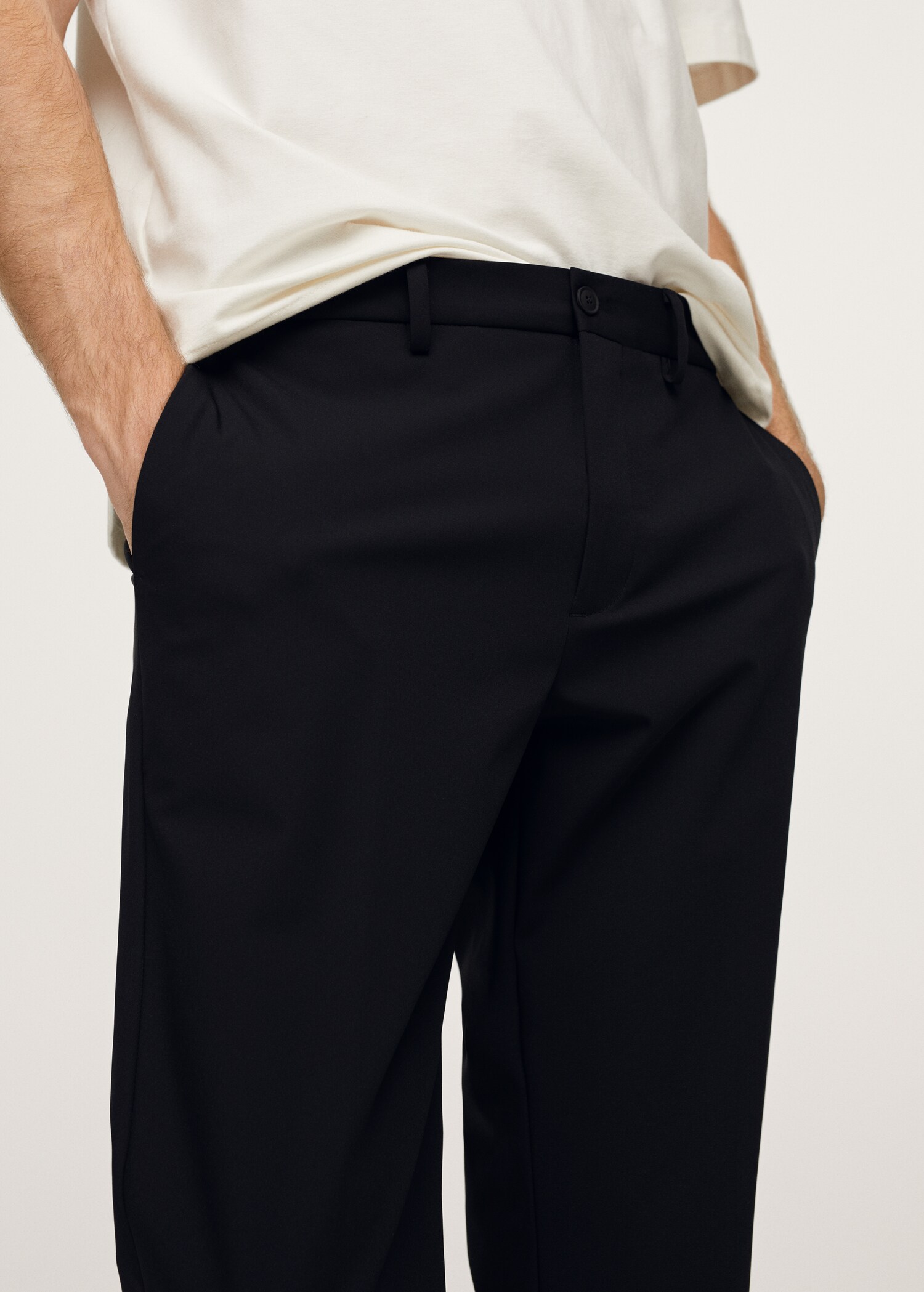 Pantalón traje slim fit stretch - Detalle del artículo 1