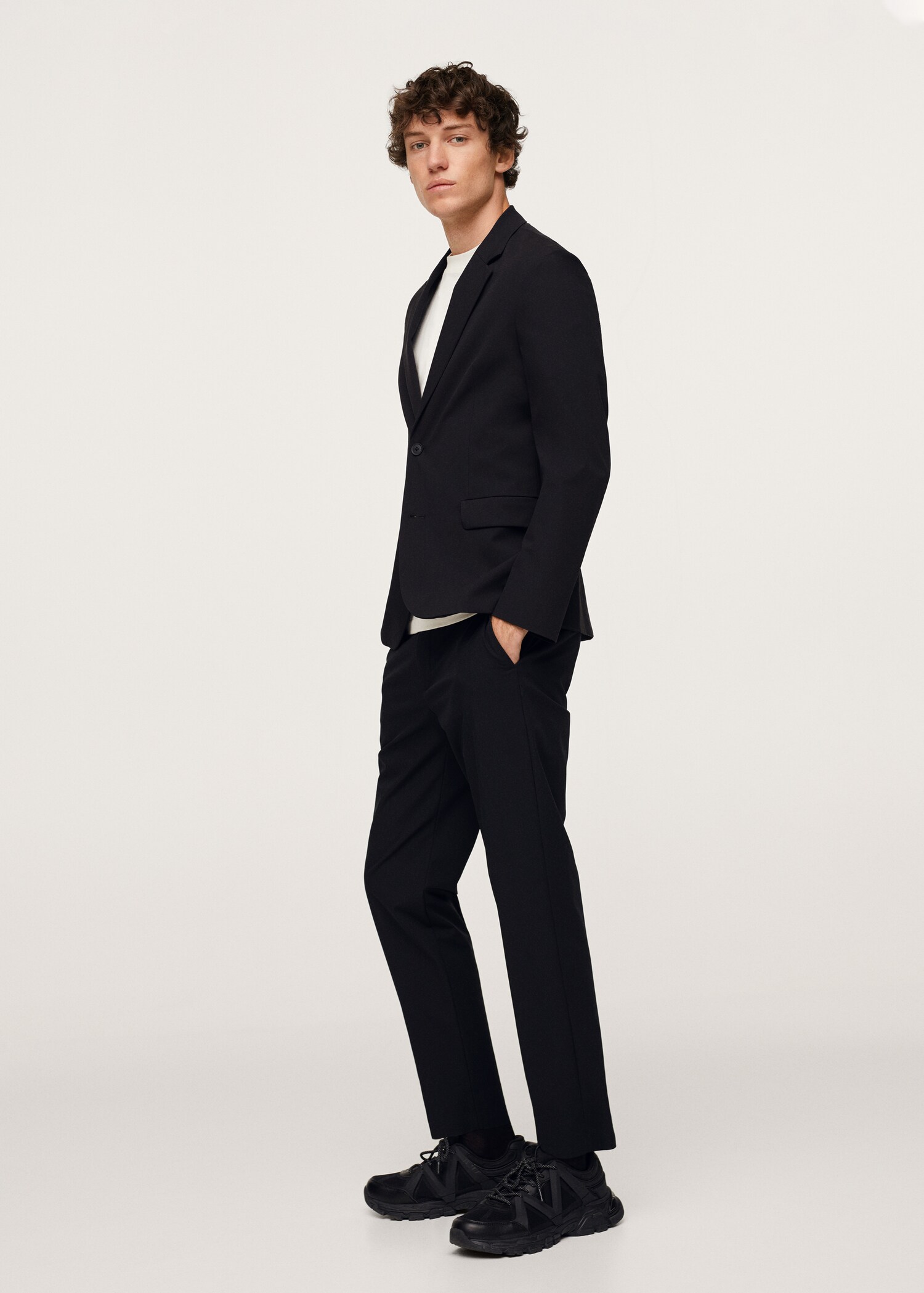 Pantalón traje slim fit stretch - Detalle del artículo 2