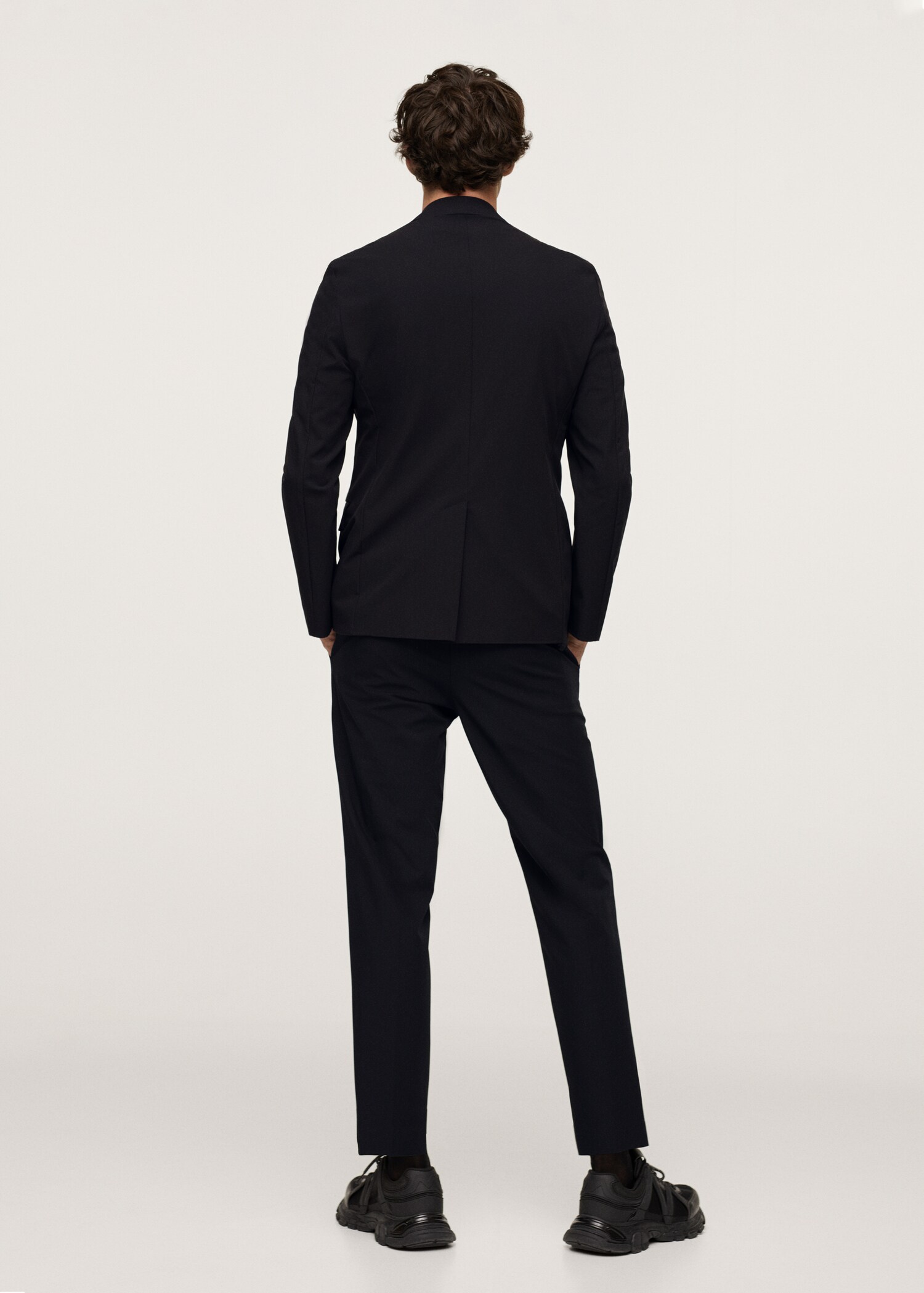 Pantalón traje slim fit stretch - Reverso del artículo