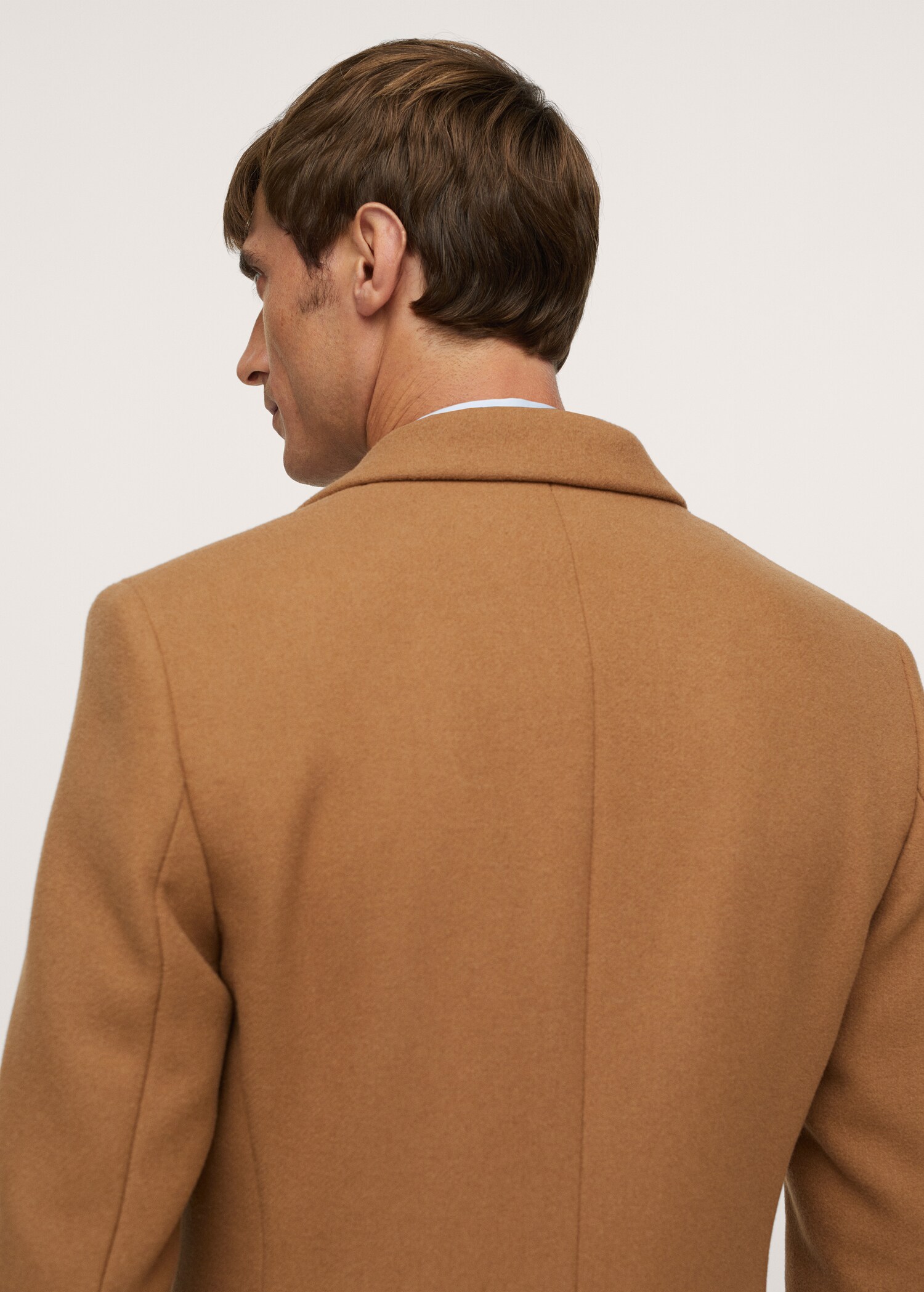 Long recycled wool coat - Details of the article 3