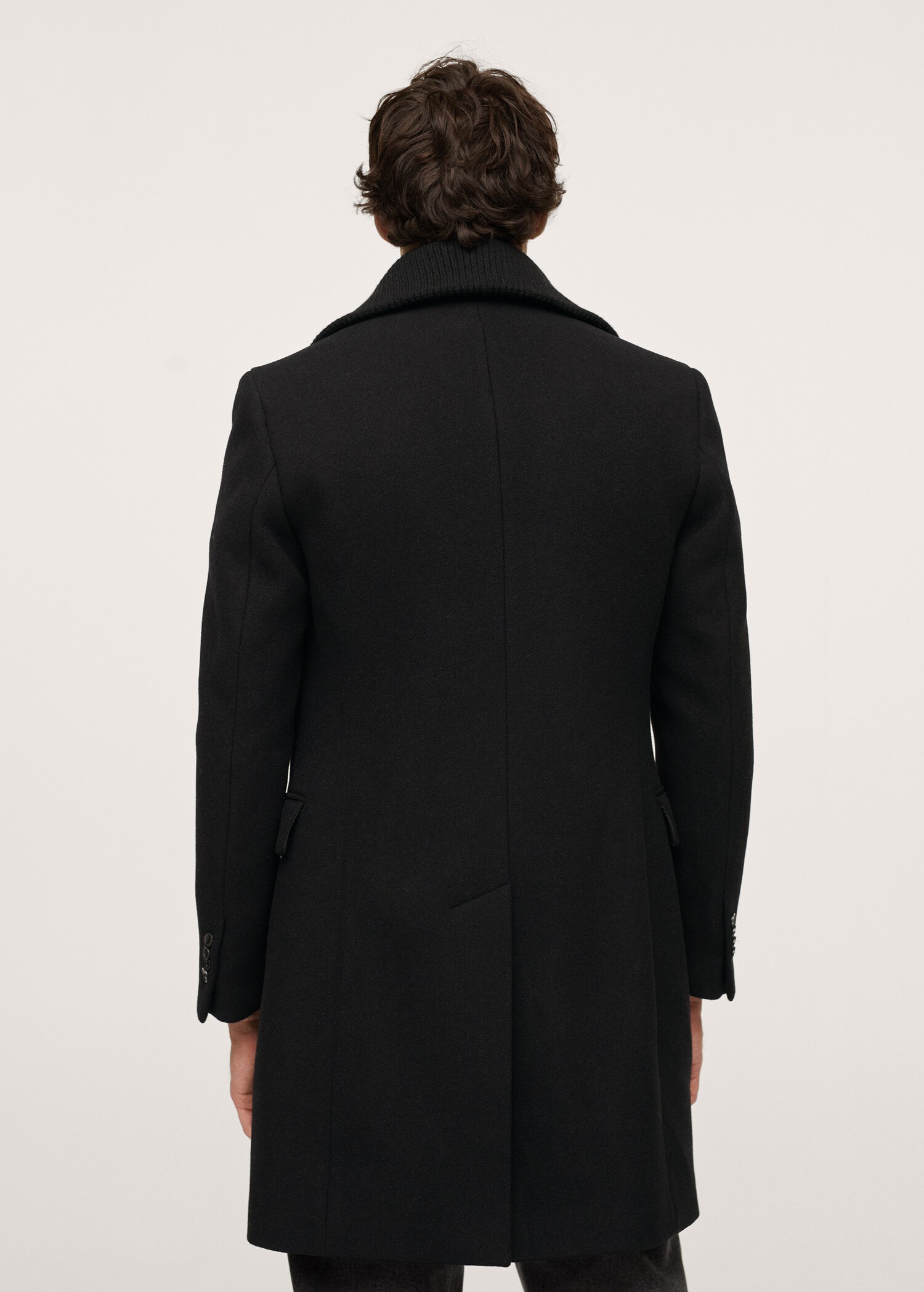Abric llarg llana reciclada - Revers de l'article