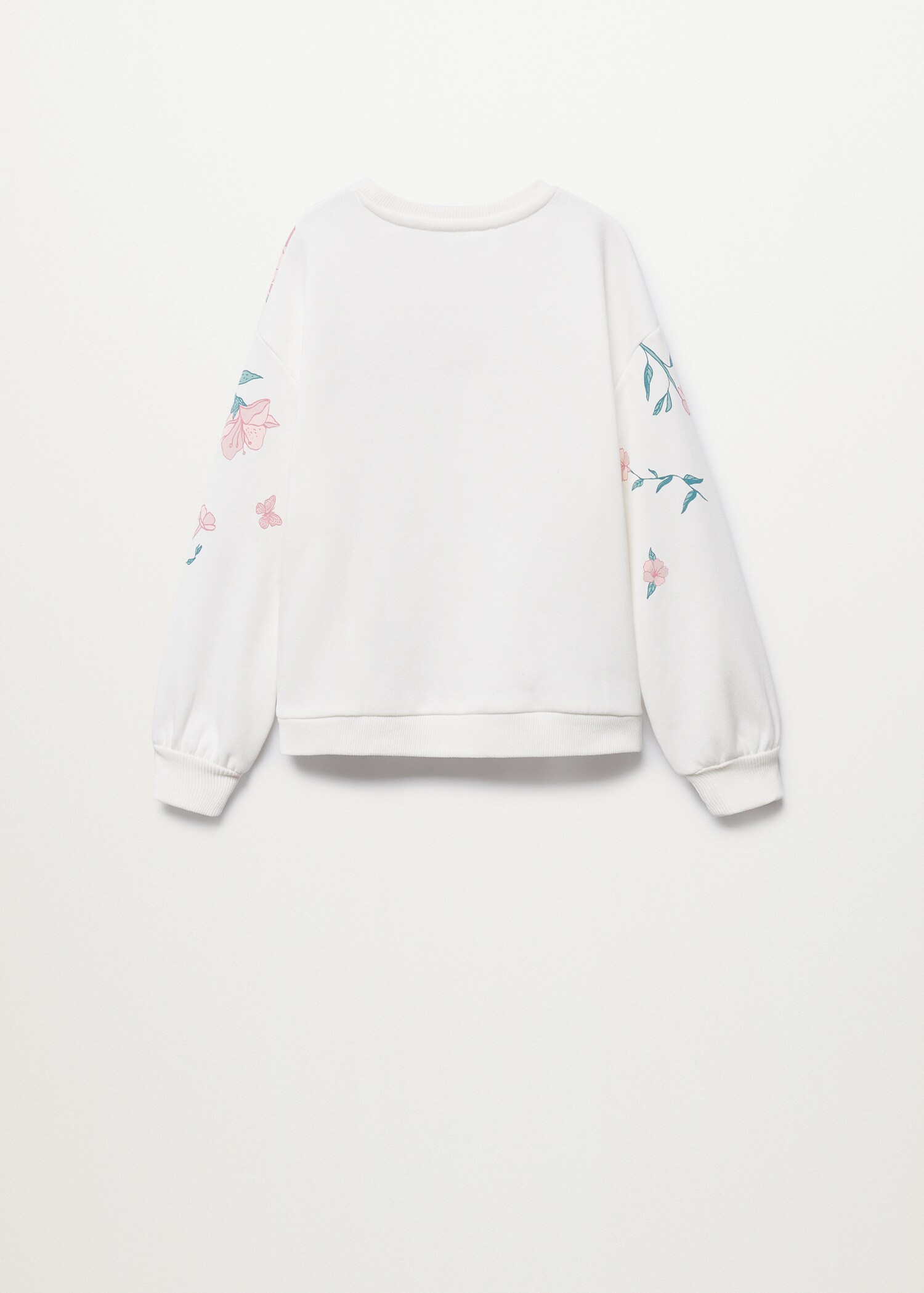 Sudadera mensaje textura - Reverso del artículo