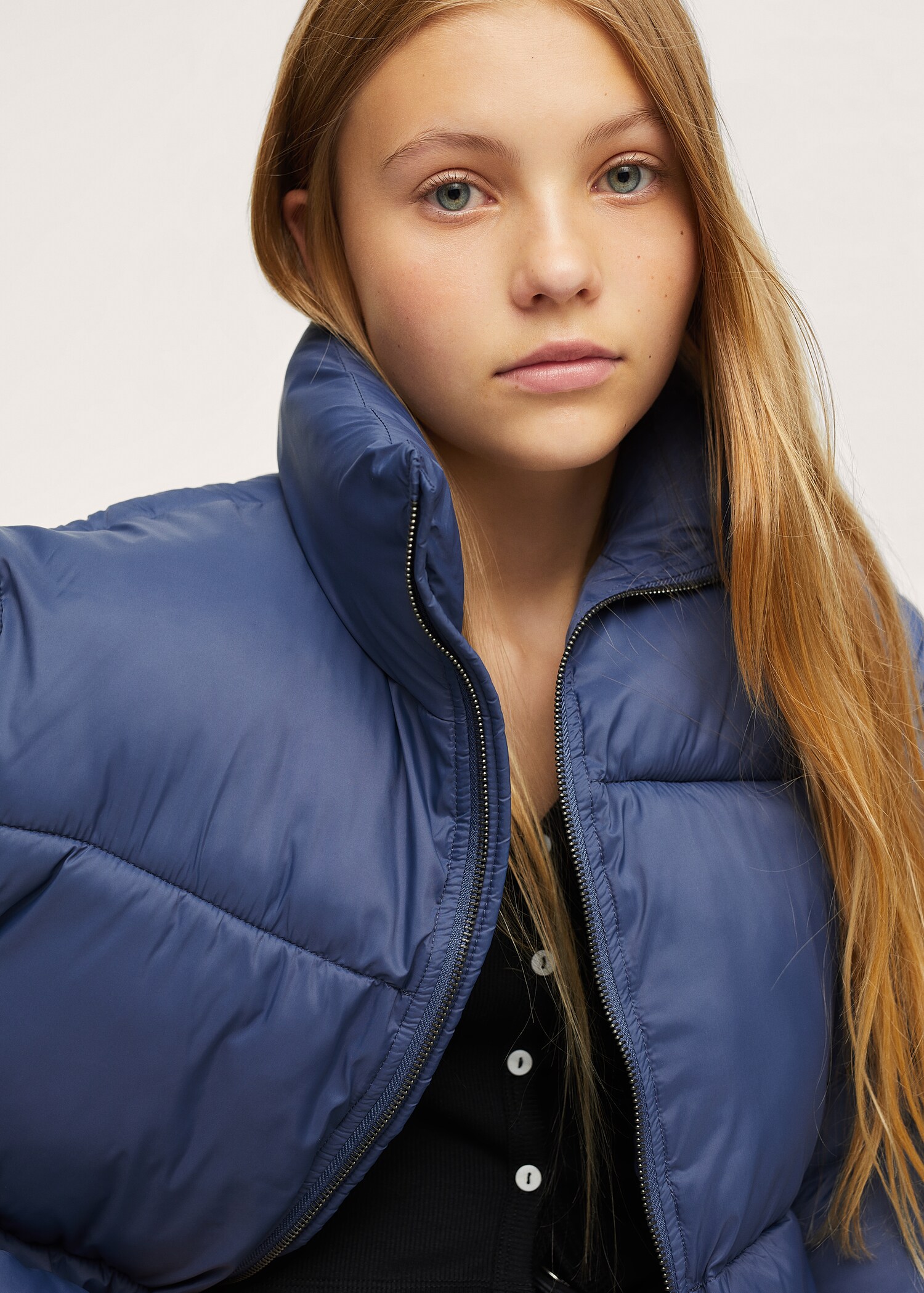Oversize quilted coat - Details of the article 1