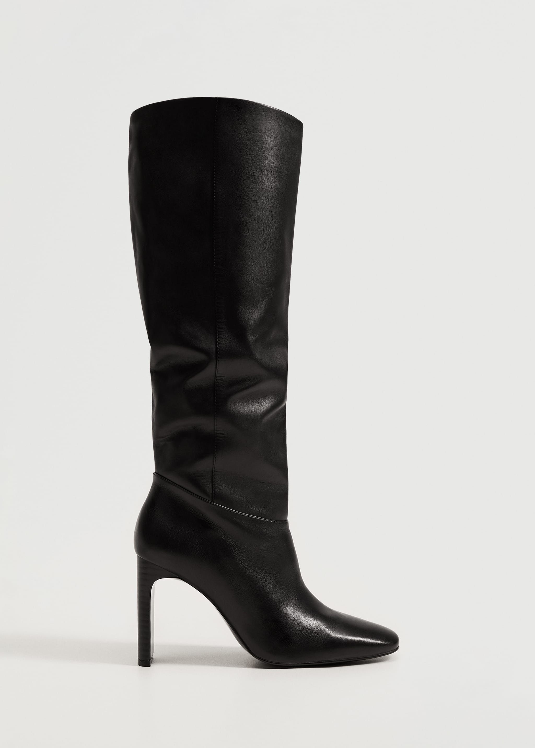 Leather boots with tall leg - Article without model