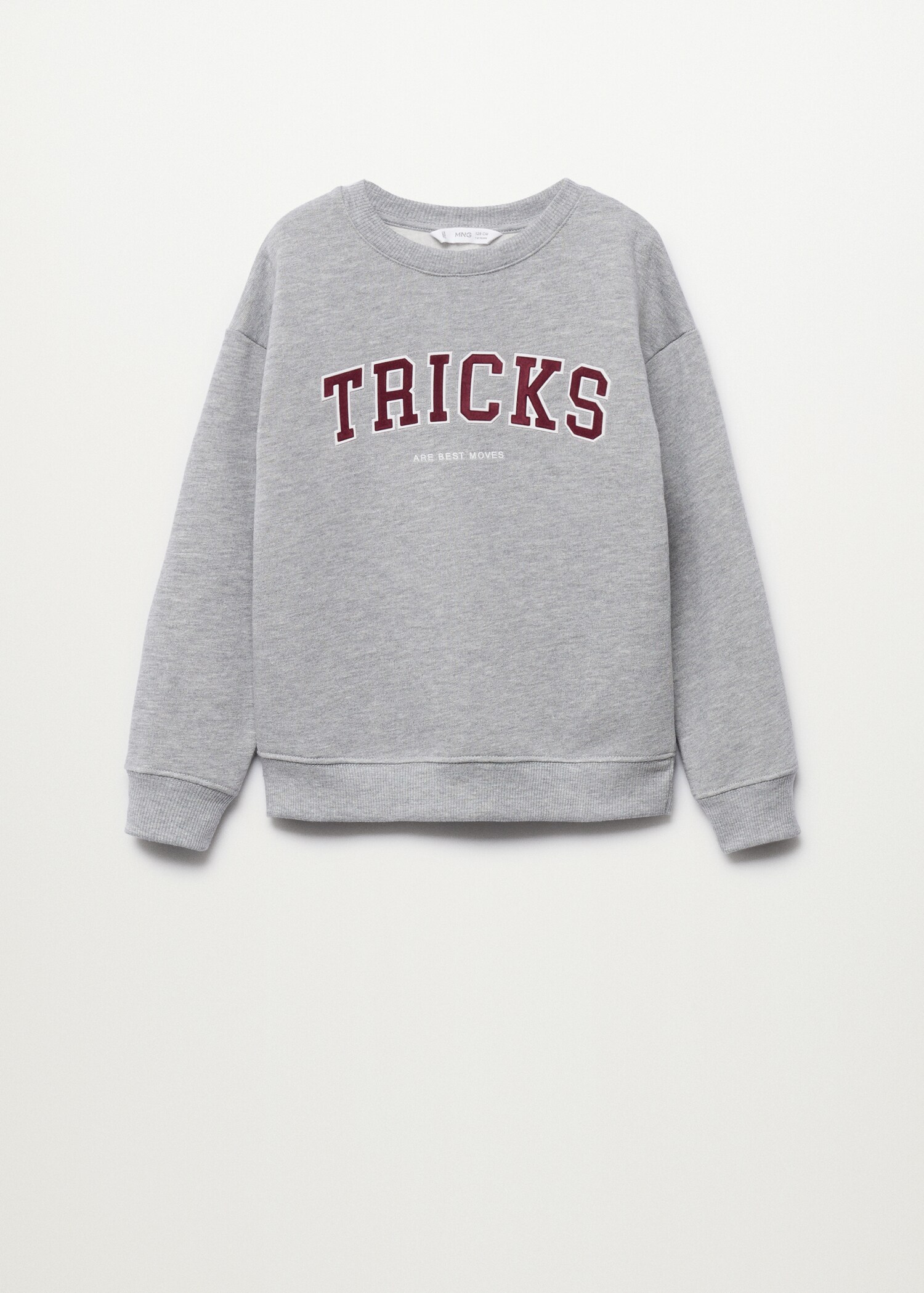 Sudadera mensaje relieve - Artículo sin modelo