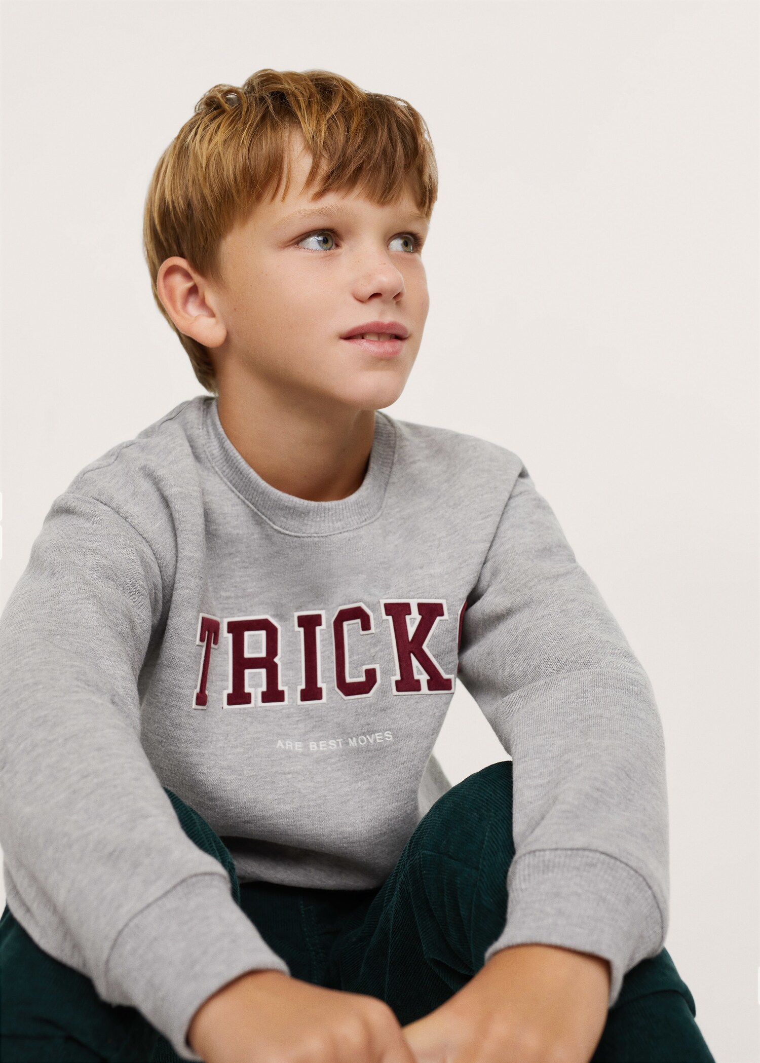 Sudadera mensaje relieve - Detalle del artículo 1