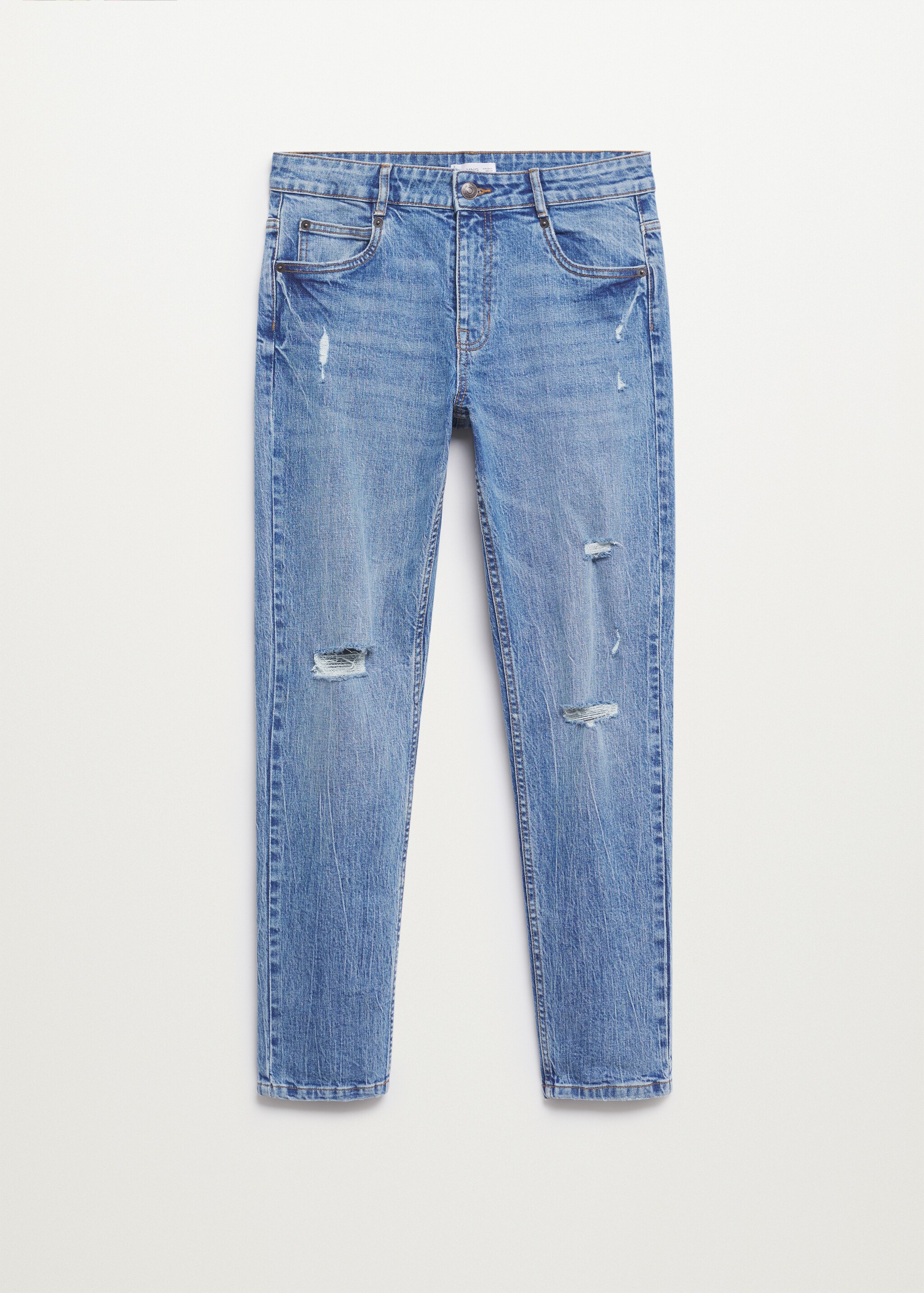 Jeans slim fit dekorativa revor - Artikel utan modell