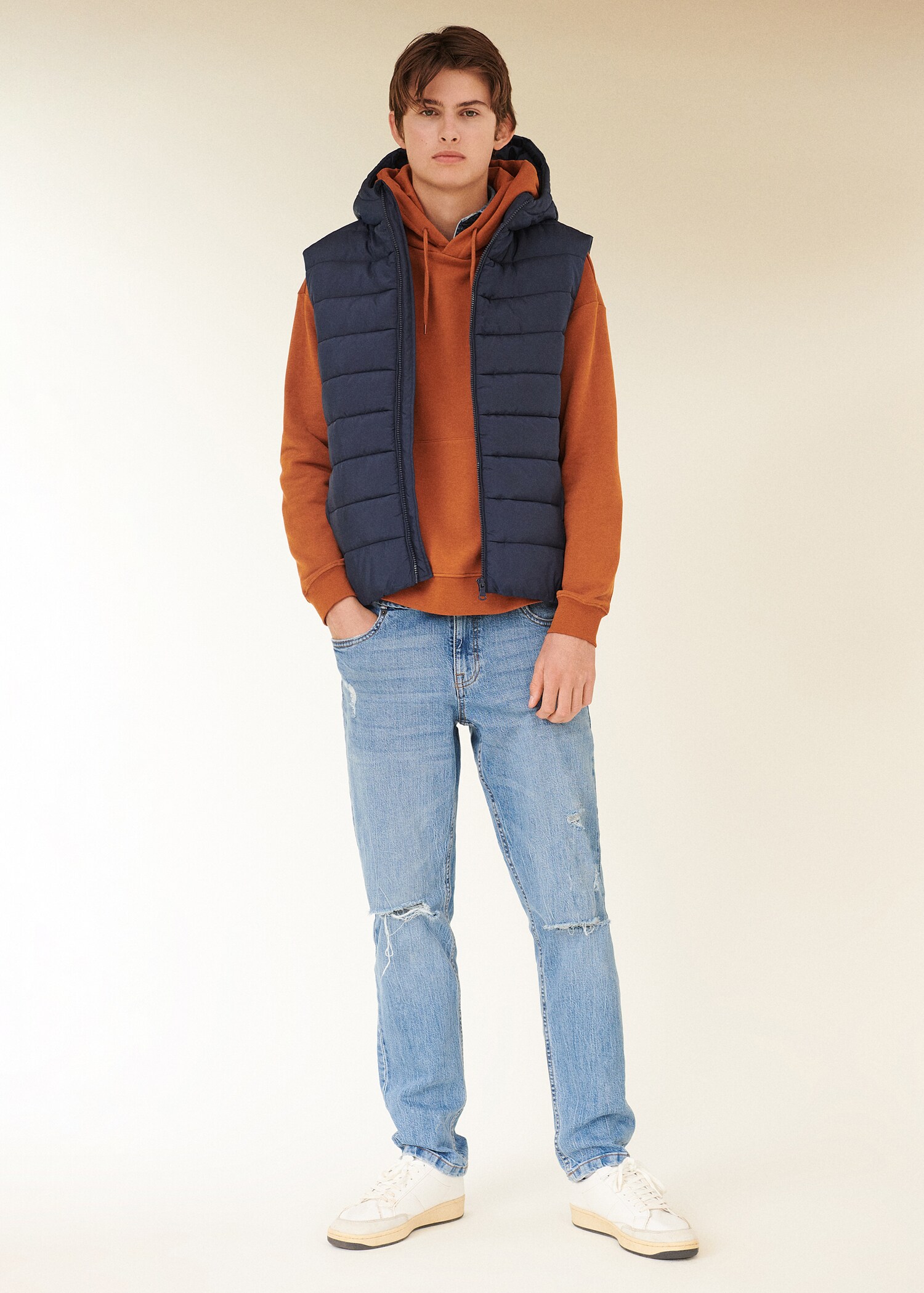 Slim-fit cropped jeans - Details of the article 5