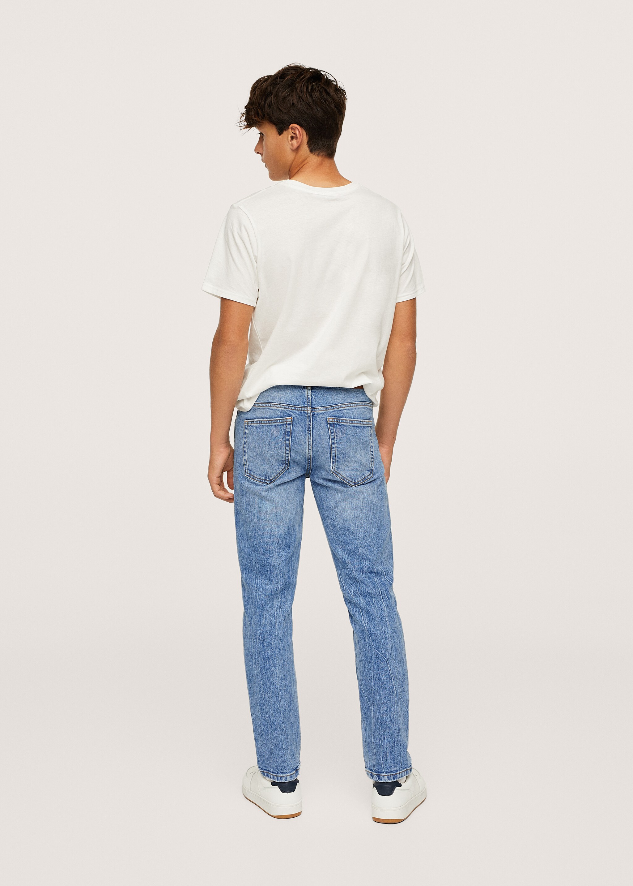 Jeans slim fit dekorativa revor - Artikelns baksida