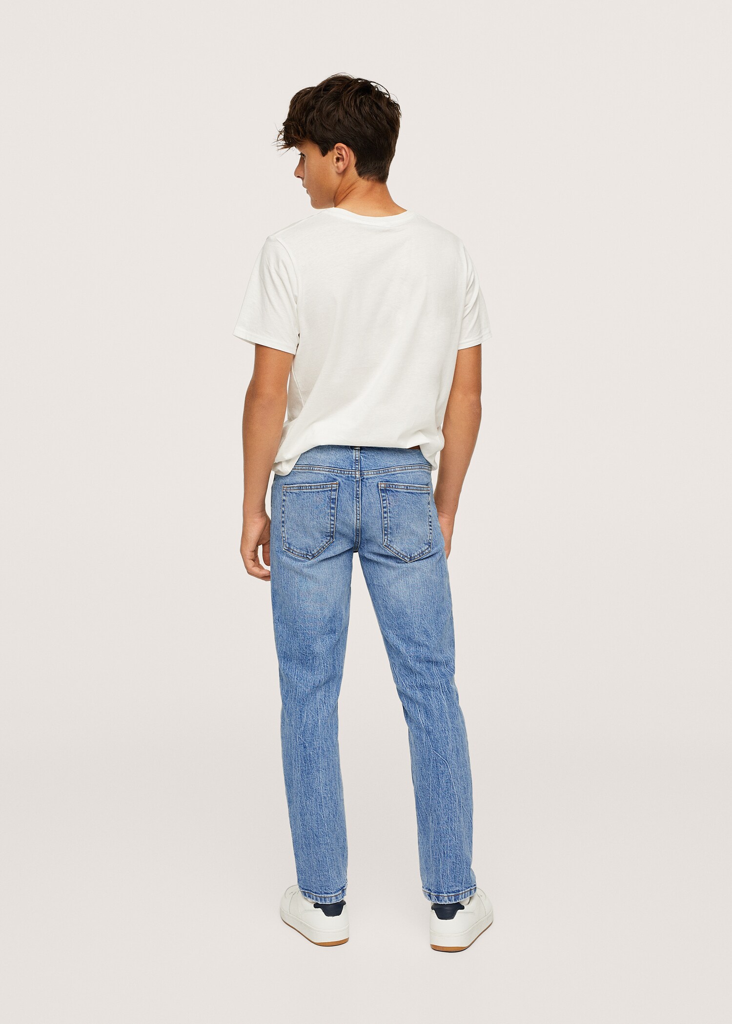Slim-fit cropped jeans - Reverse of the article