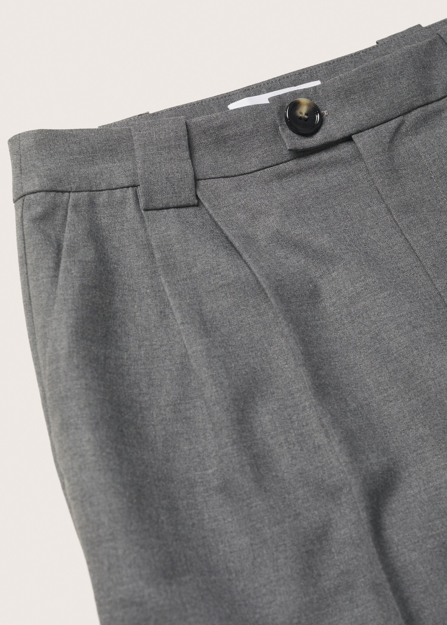 Pleated straight trousers - Details of the article 8