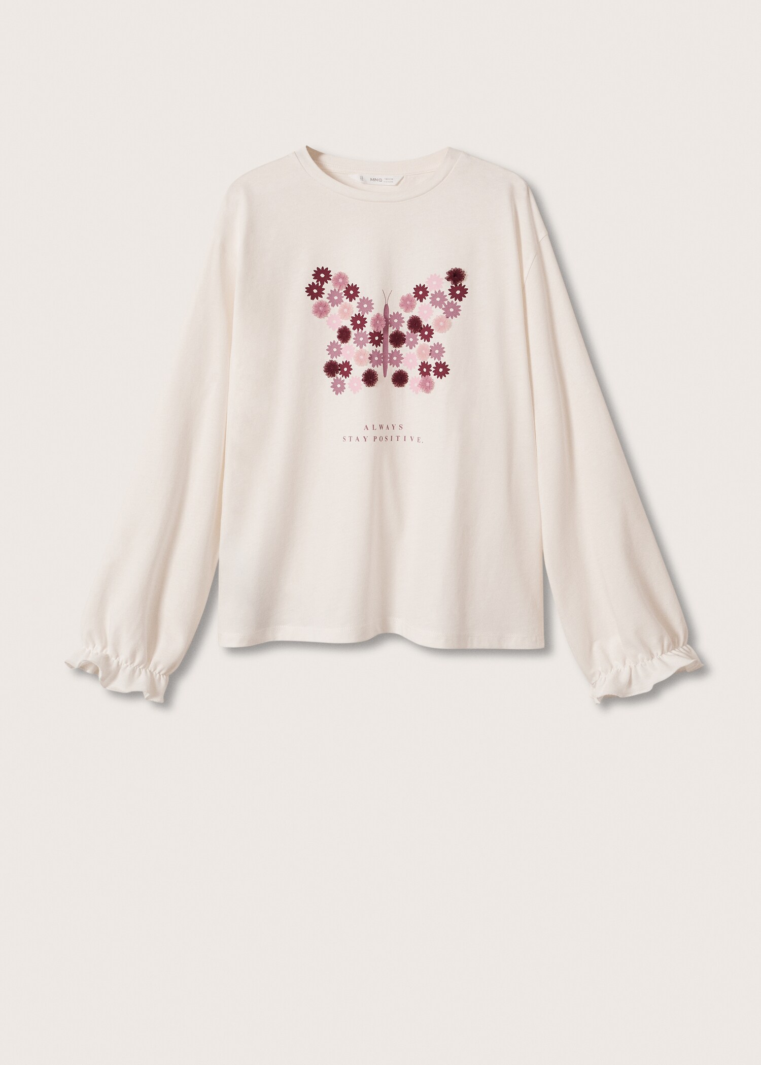 Camiseta manga larga flores - Artículo sin modelo