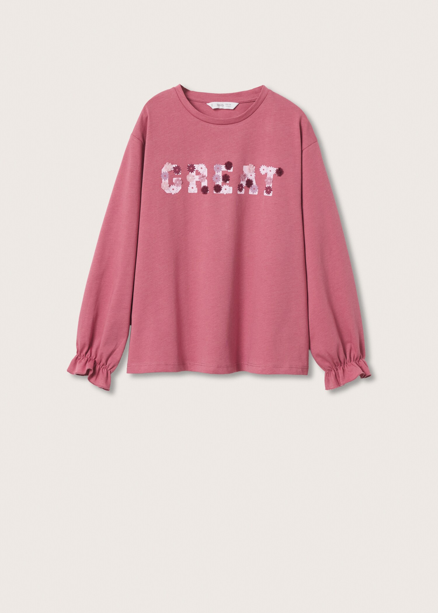 Camiseta manga larga flores - Artículo sin modelo