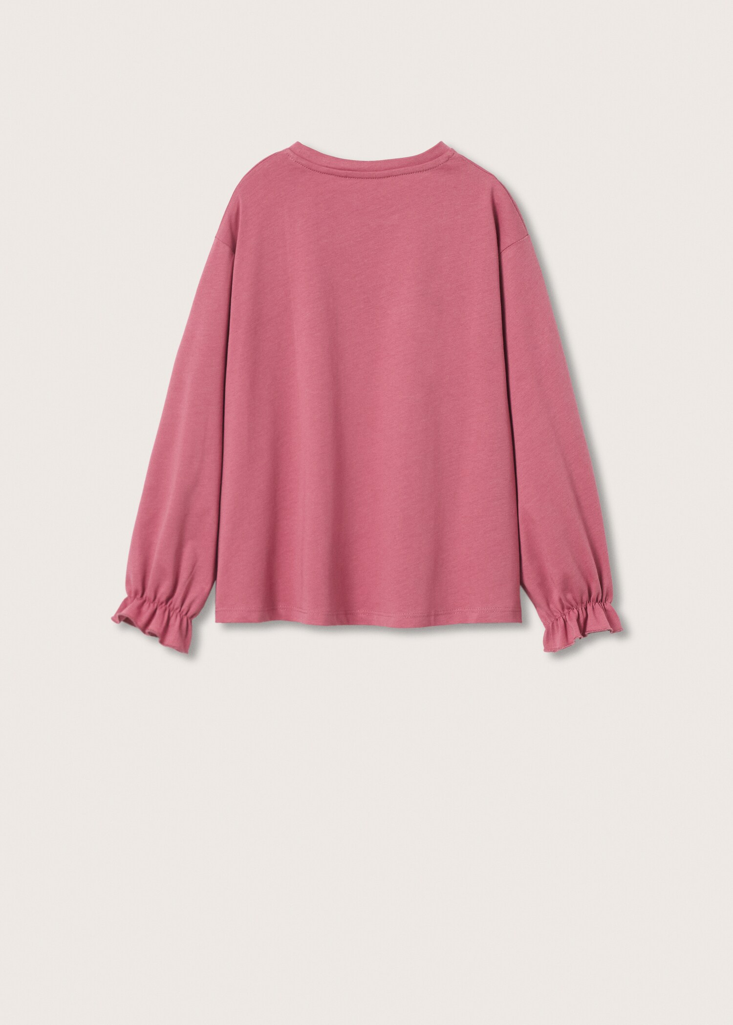 Camiseta manga larga flores - Reverso del artículo