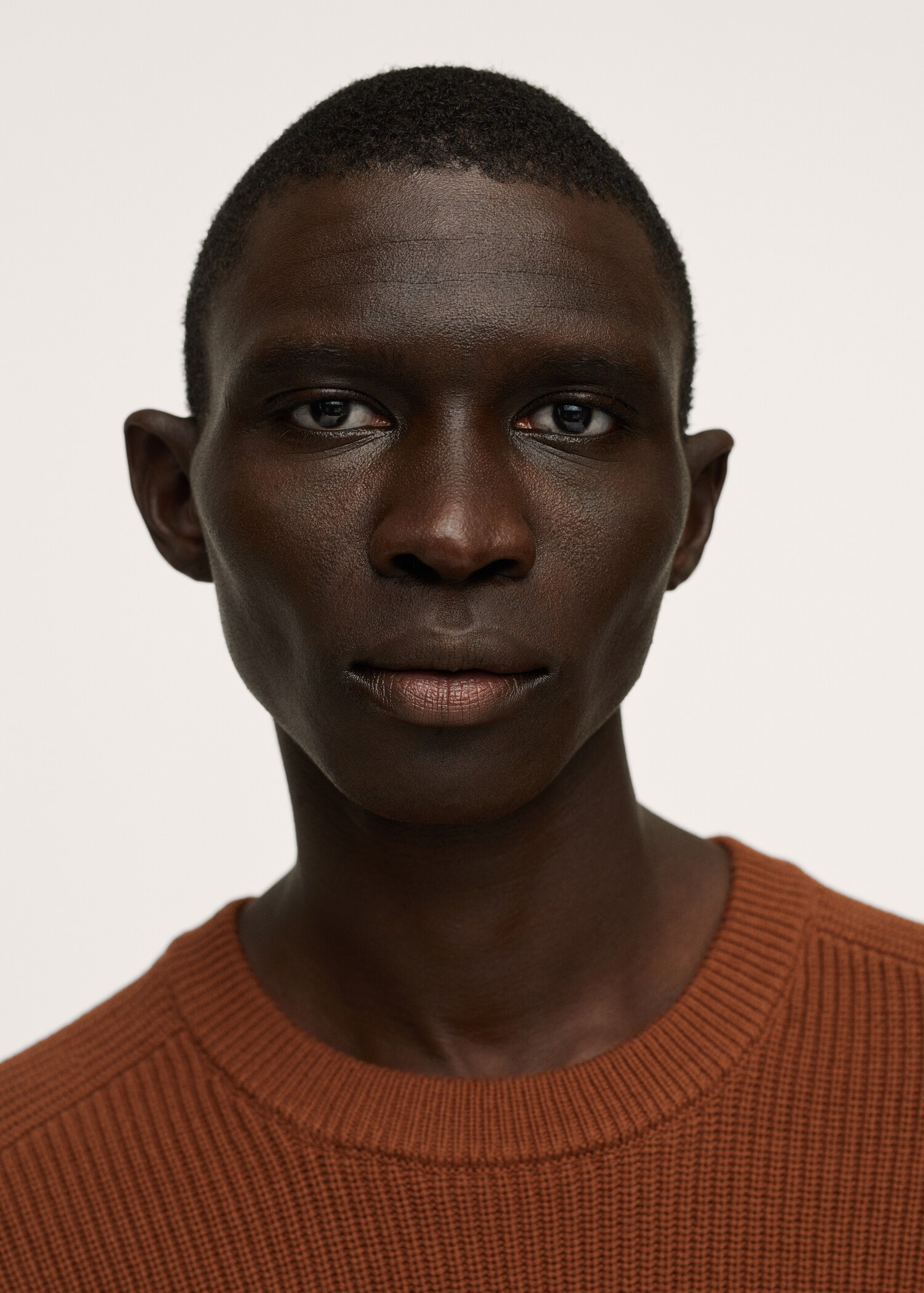 Structured cotton sweater - Details of the article 1
