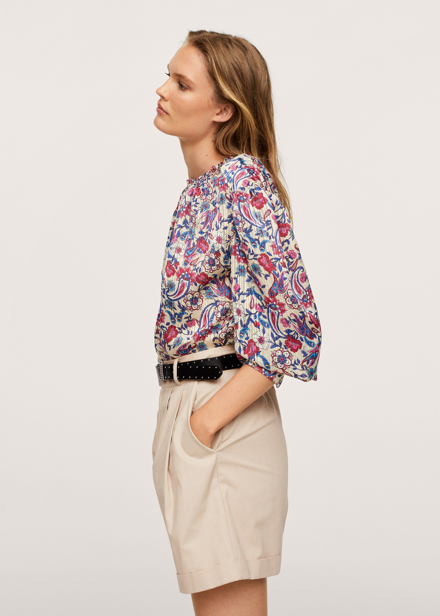 Bermudas algodón pinzas - Detalle del artículo 1