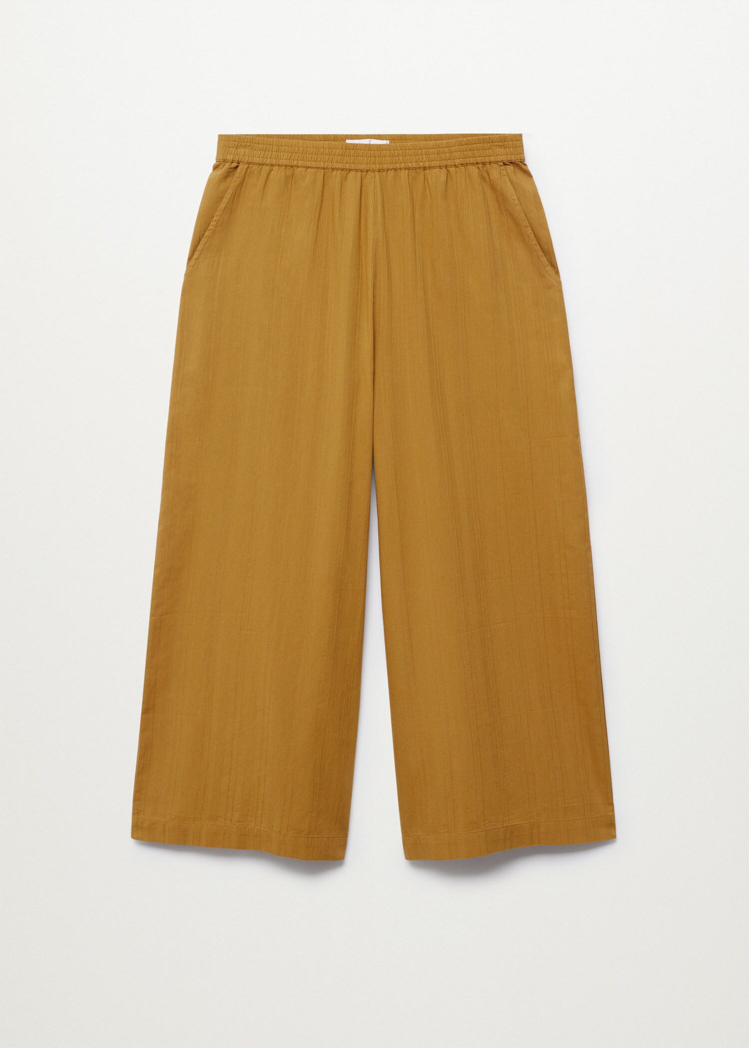 Kalhoty culottes s texturou - Zboží bez modelu