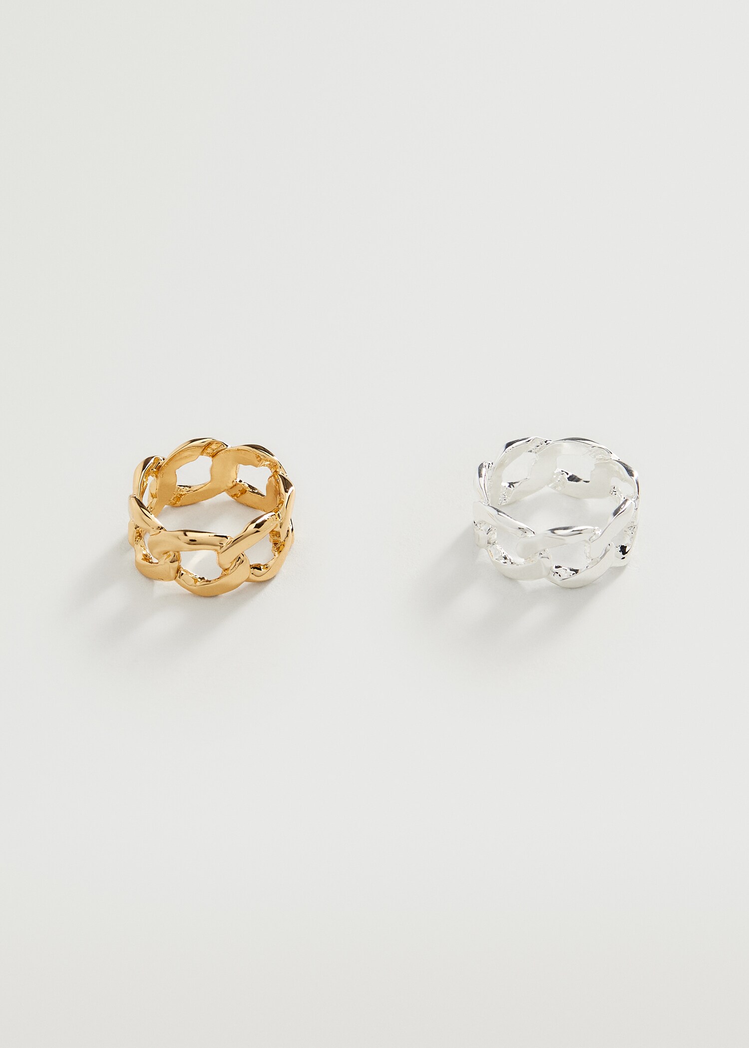 Set 2 anillos combinados - Artículo sin modelo