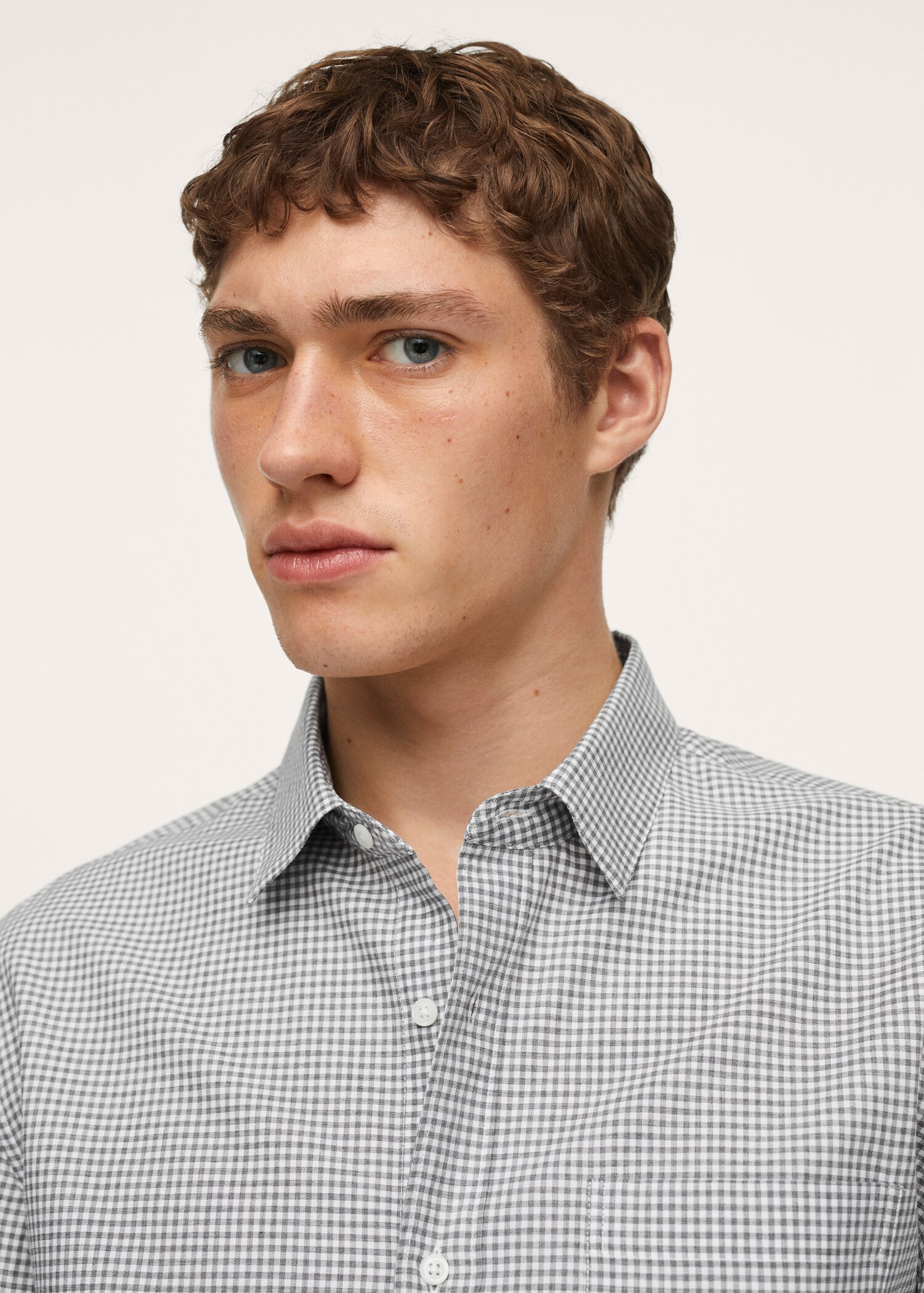 Camisa algodón cuadro vichy - Detalle del artículo 1