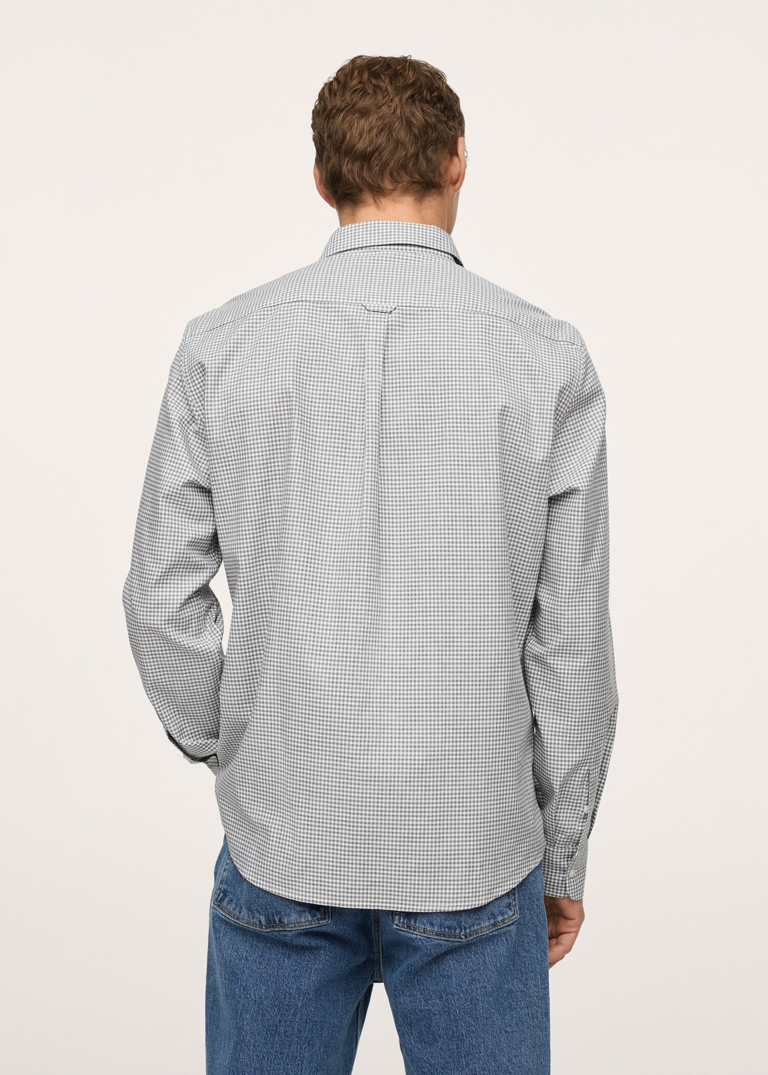 Camisa algodón cuadro vichy - Reverso del artículo