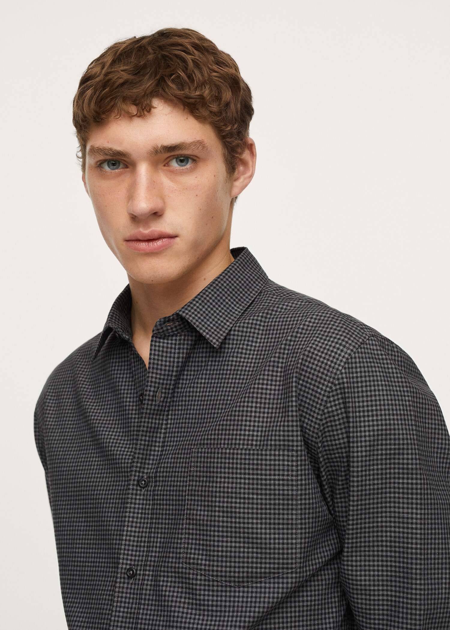 Camisa algodón cuadro vichy - Detalle del artículo 1