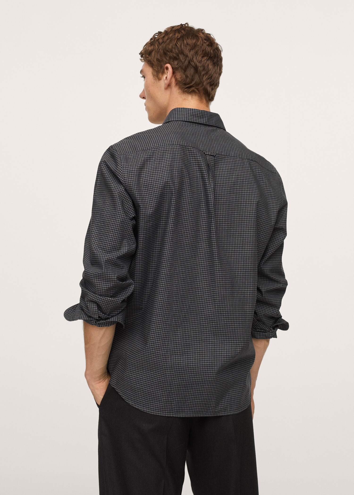 Camisa algodón cuadro vichy - Reverso del artículo