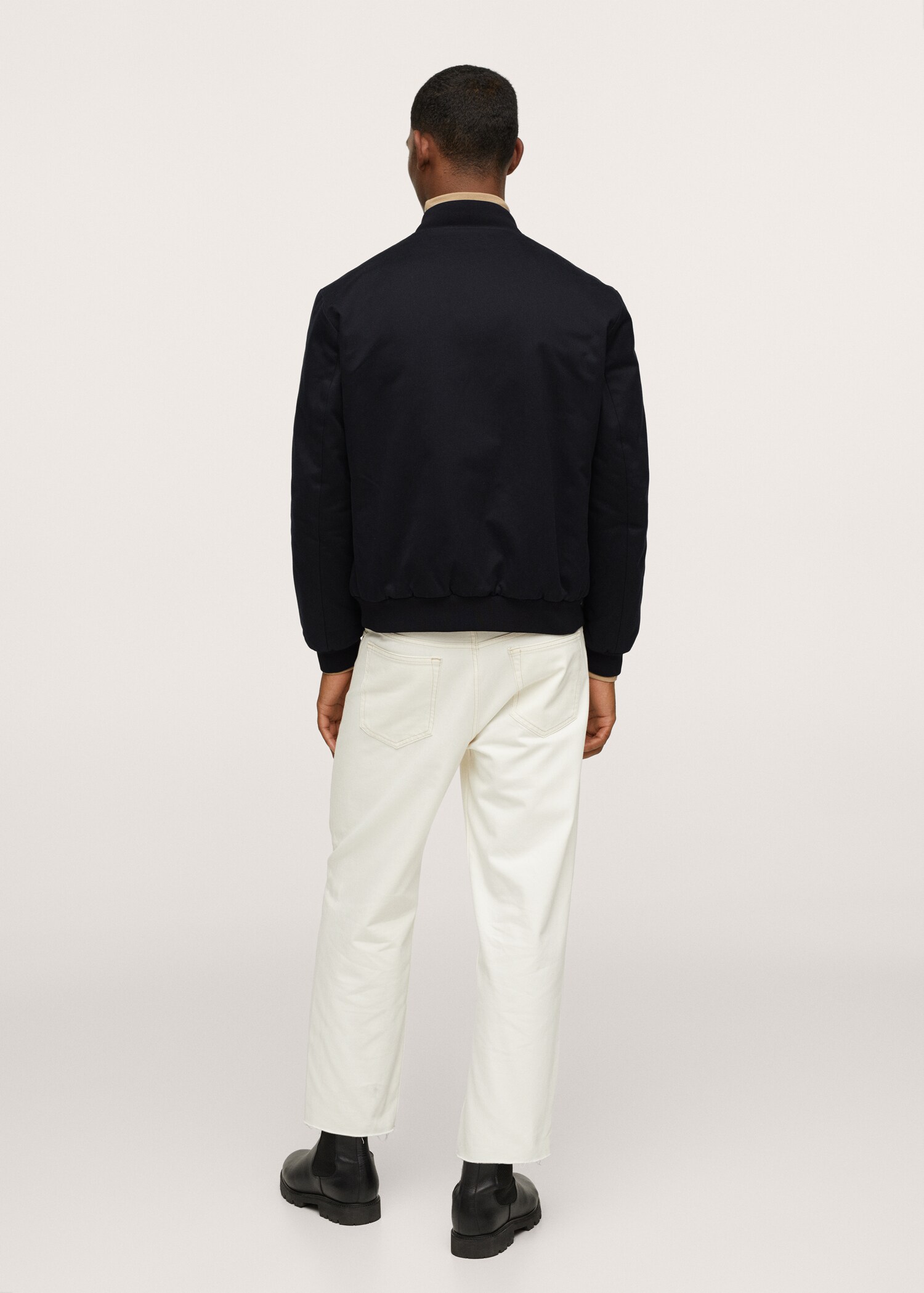 Chaqueta bomber algodón - Reverso del artículo