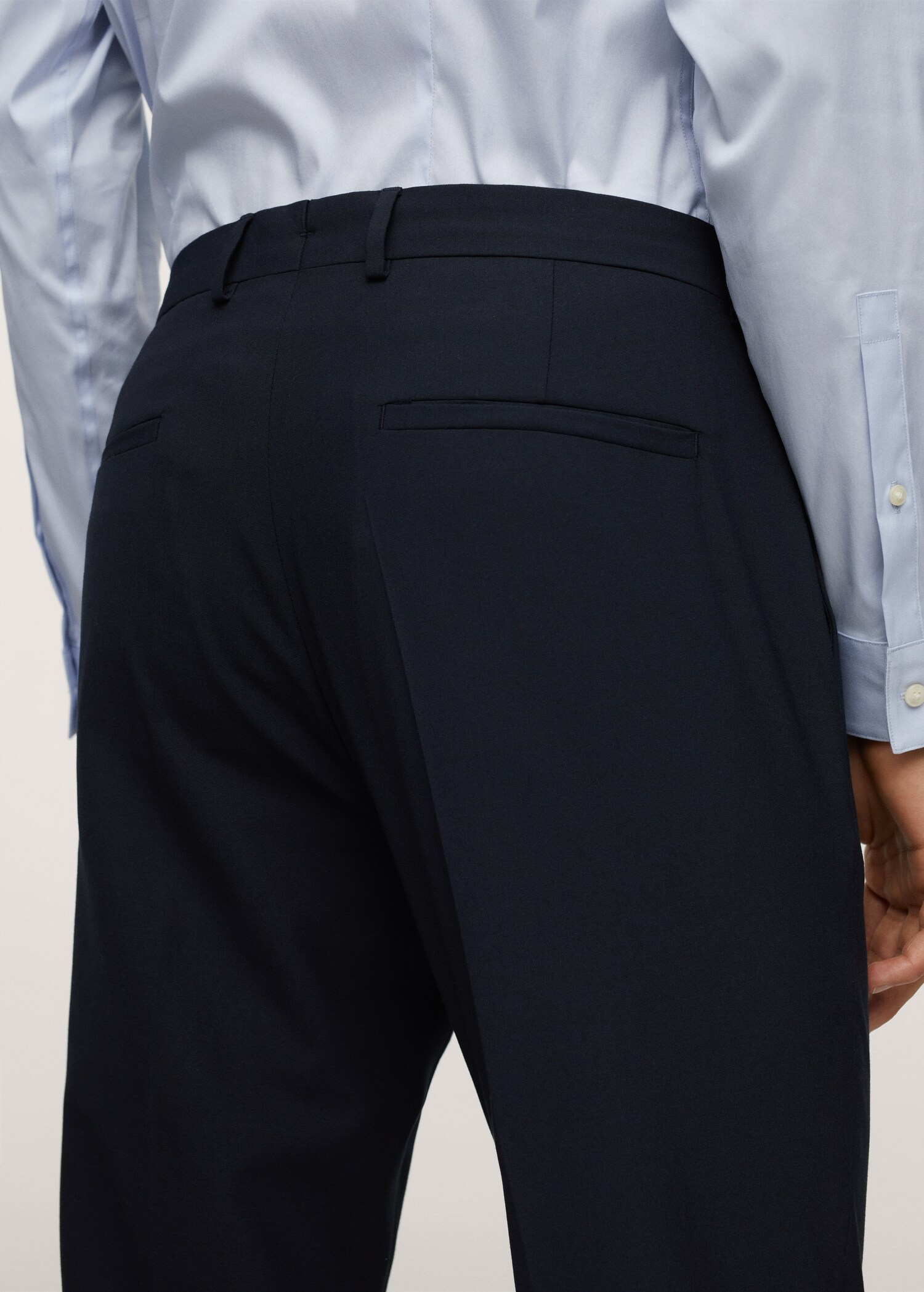 Spodnie garniturowe super slim fit - Szczegóły artykułu 2