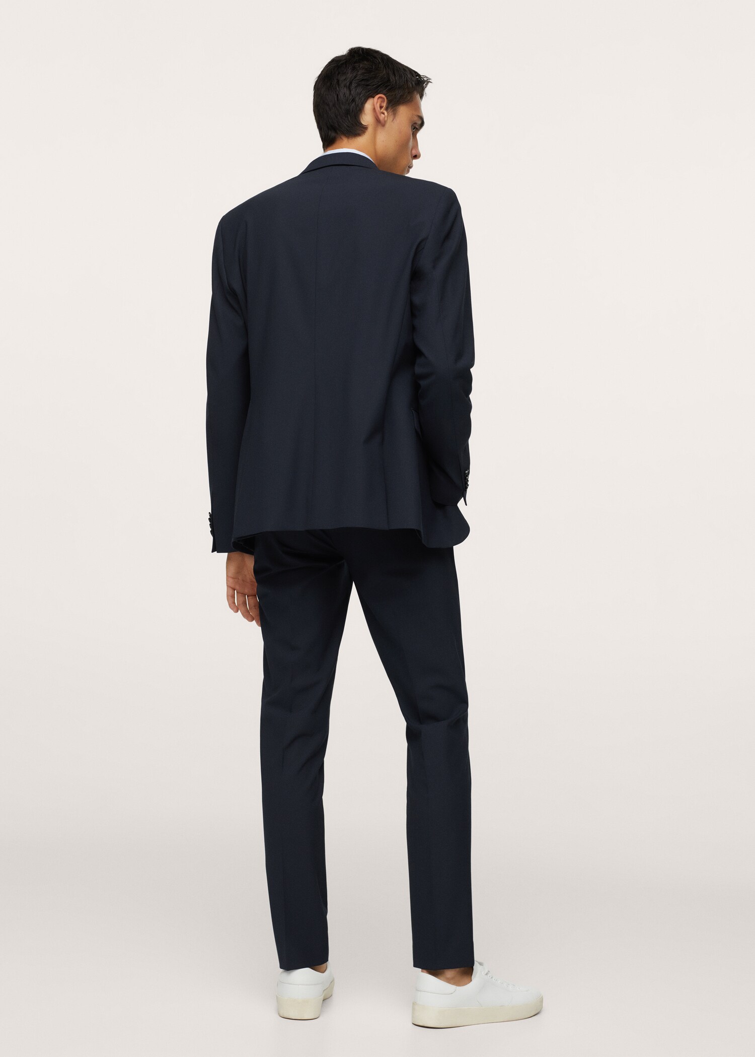 Spodnie garniturowe super slim fit - Tylna strona artykułu