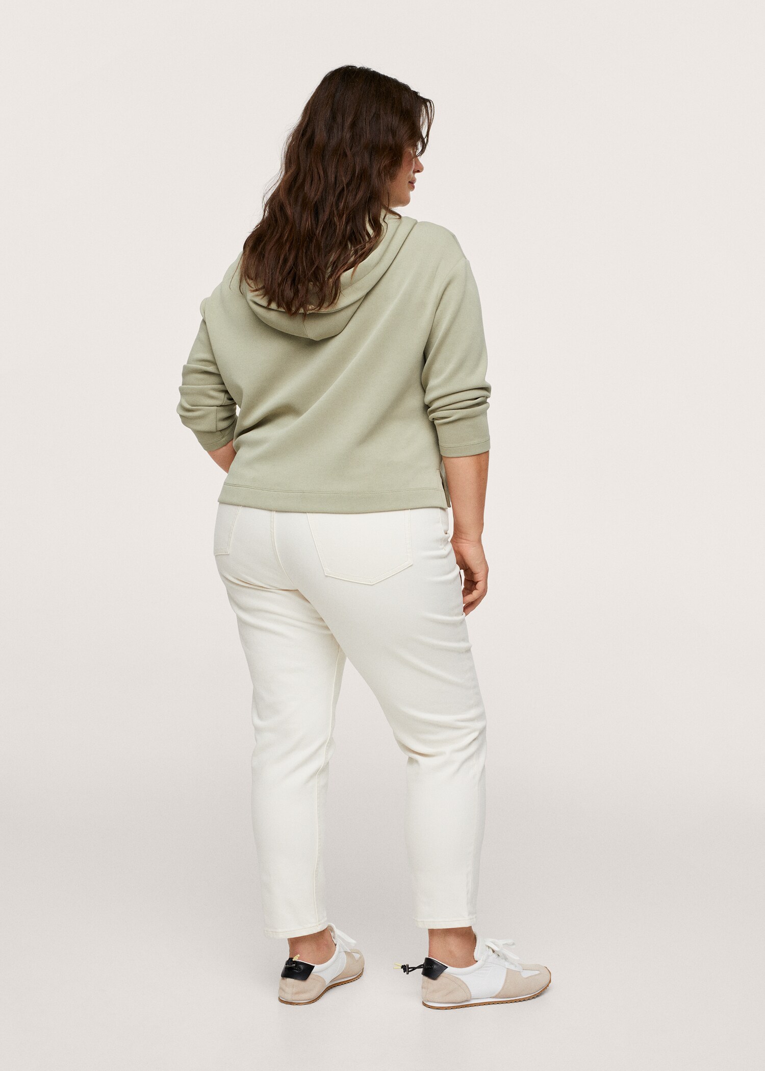 Hooded modal sweatshirt - Reverse of the article